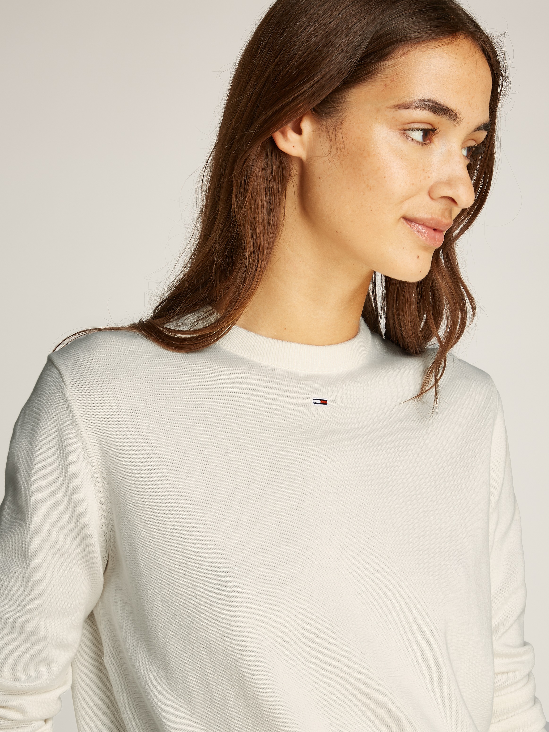 Tommy Jeans Strickpullover »TJW ESSENTIAL CREW SWEATER EXT«