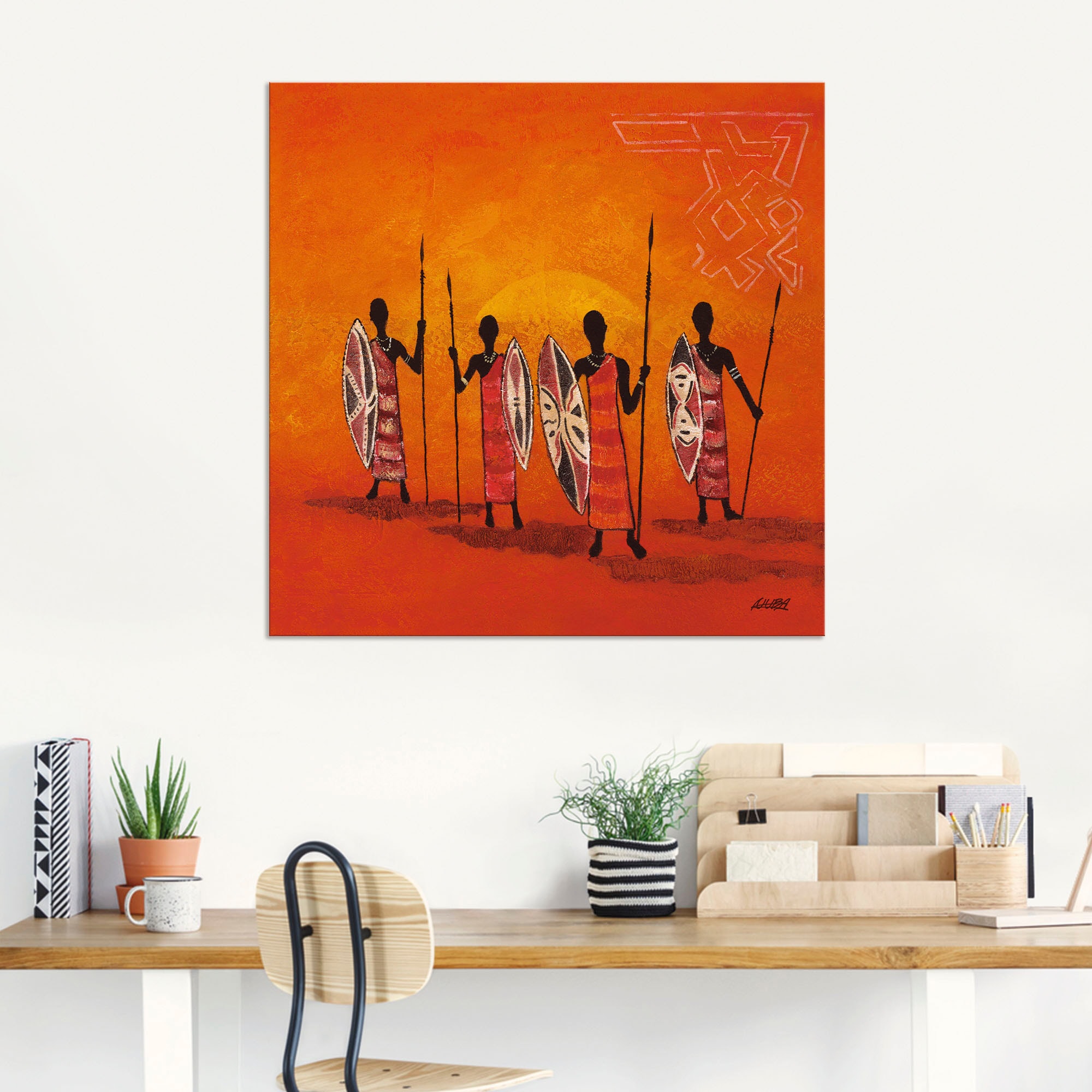 Artland Wandbild »Afrikanische Männer«, Mann, (1 St.), als Alubild, Outdoorbild, Poster in verschied. Grössen