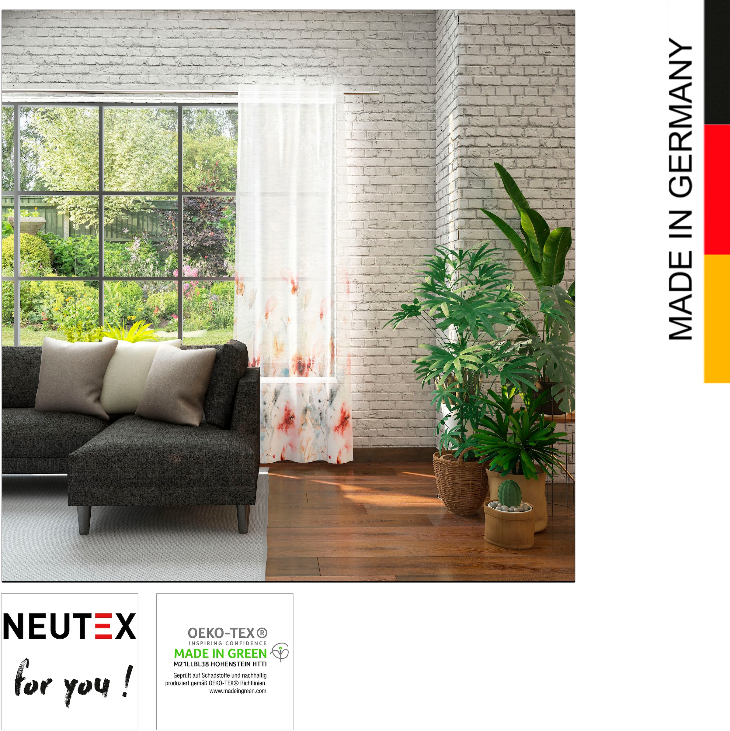 Neutex for you! Vorhang »Lilia«, St.), online malerischer | Aquarelloptik bestellen (1 Jelmoli-Versand