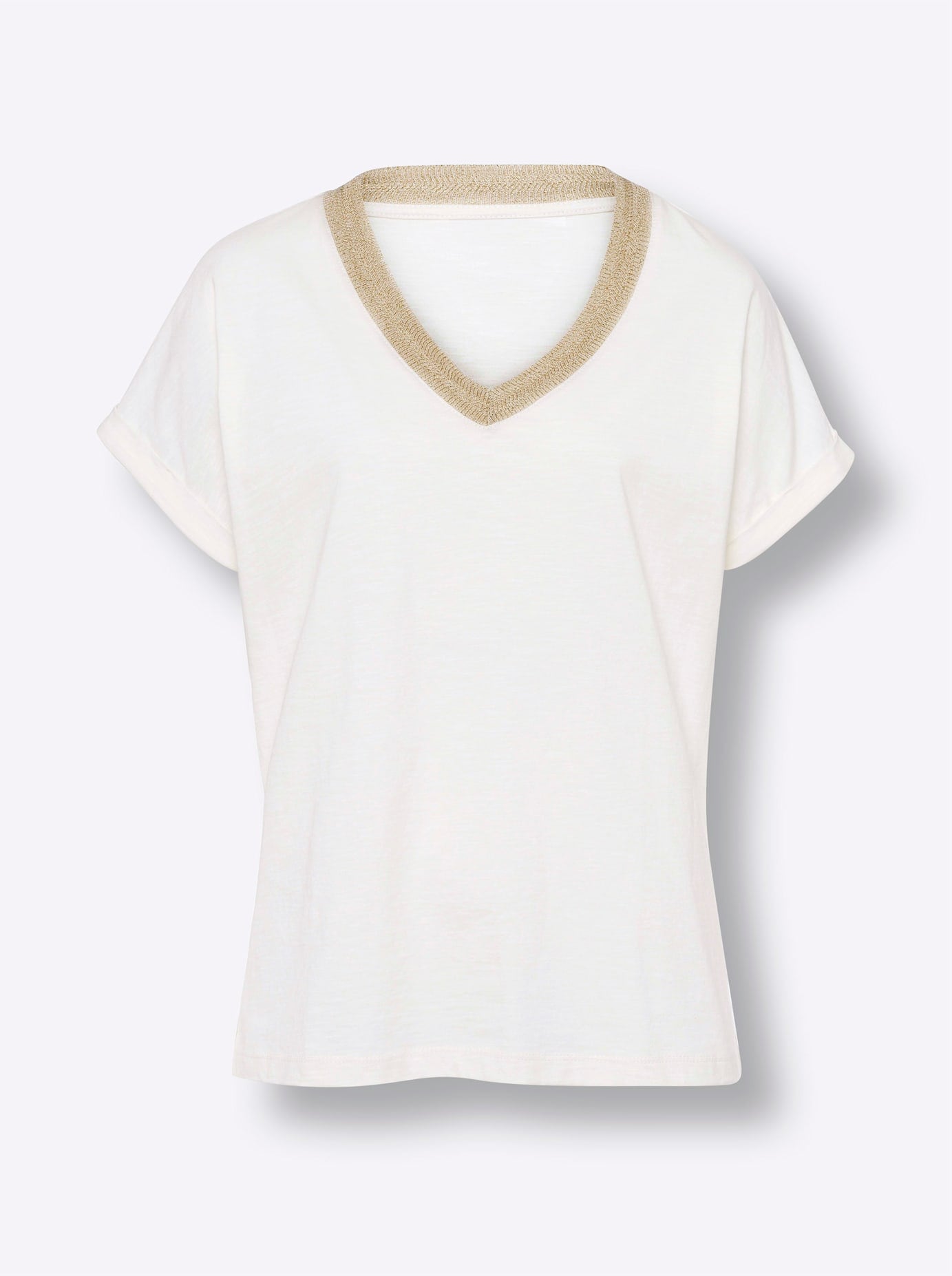 heine V-Shirt »Shirt«, (1 tlg.)