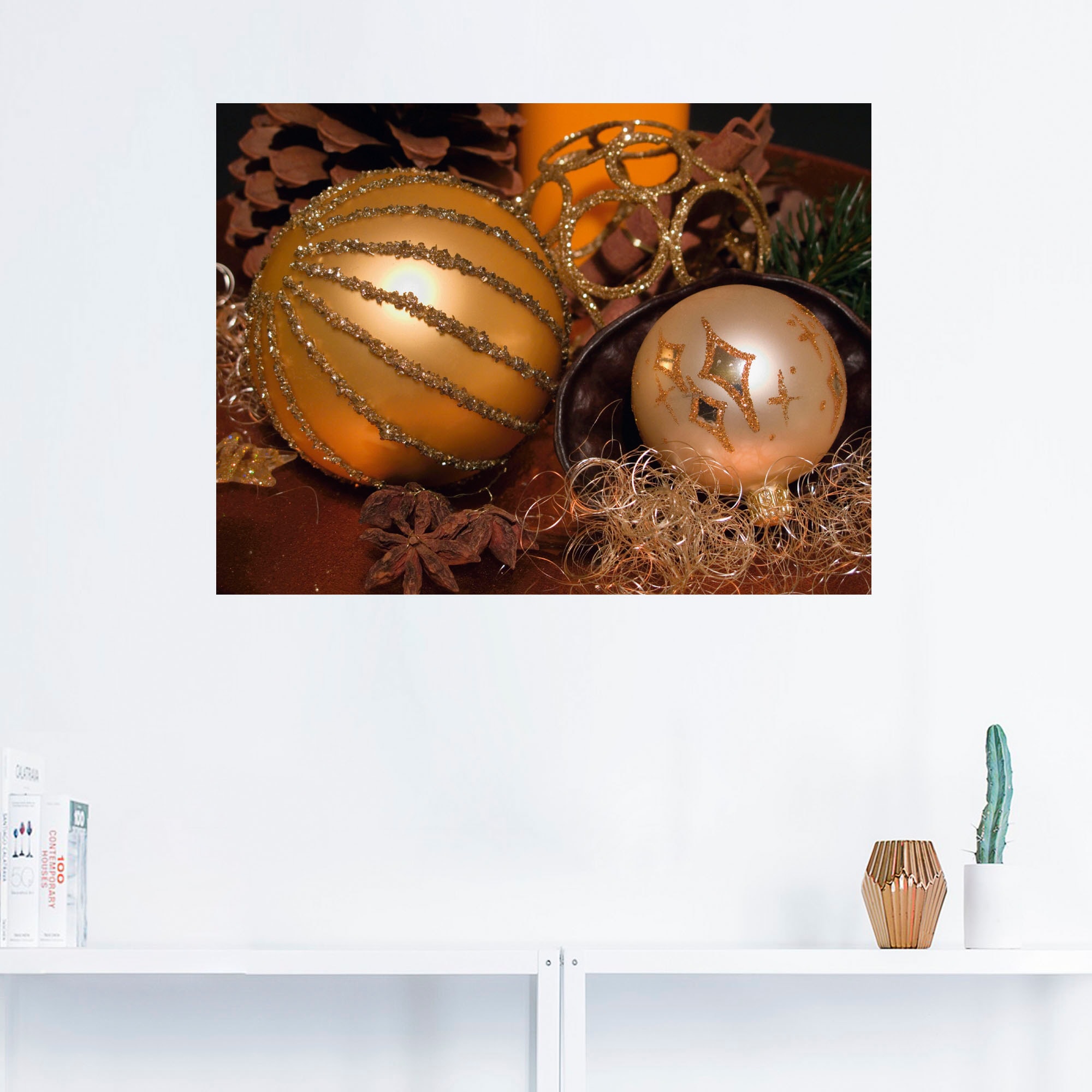 Artland Wandbild »Weihnachtsgesteck«, Weihnachten, (1 St.), als Poster, Wandaufkleber in verschied. Grössen