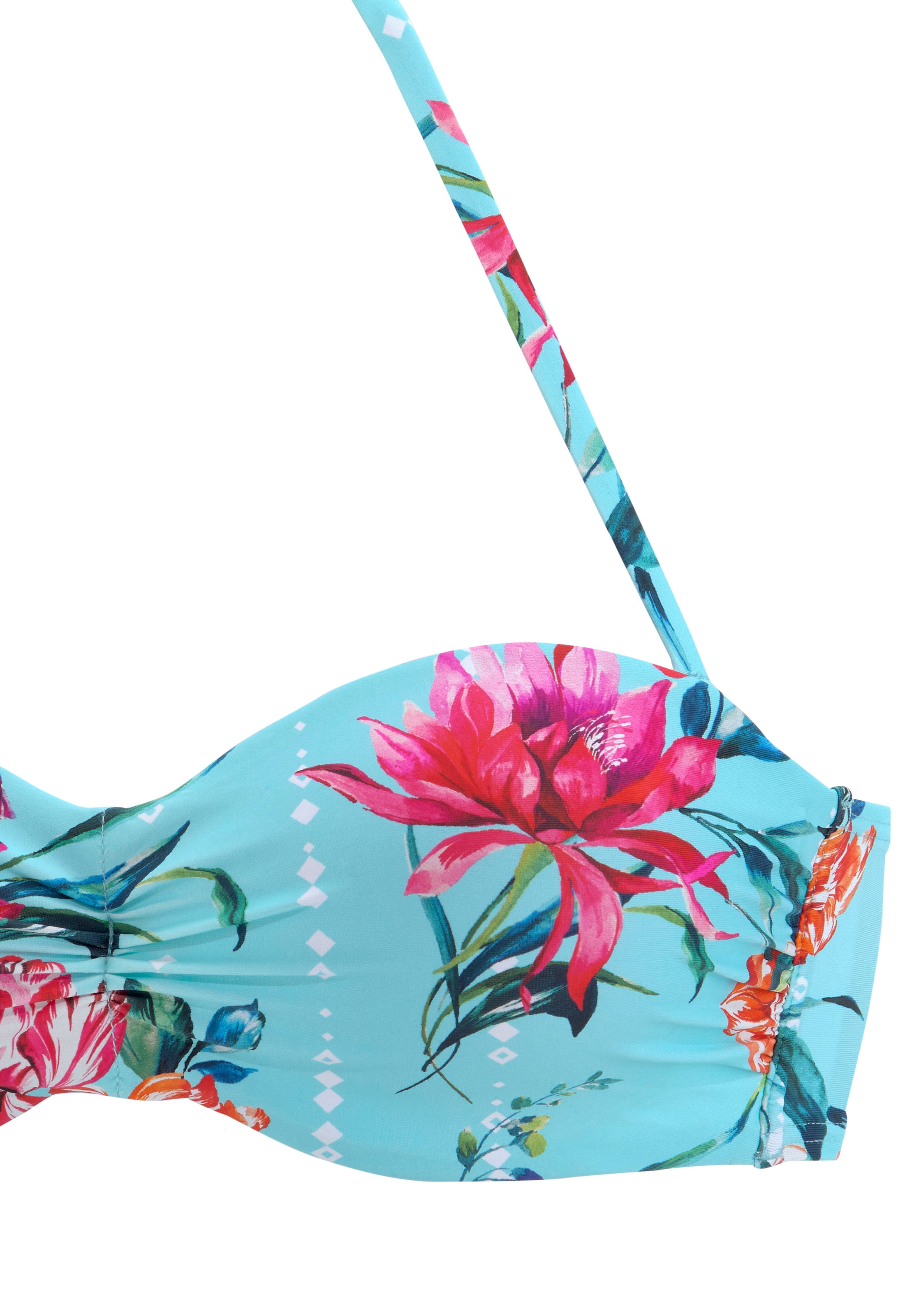 Sunseeker Bügel-Bandeau-Bikini-Top »Modern«, mit Blumenprint