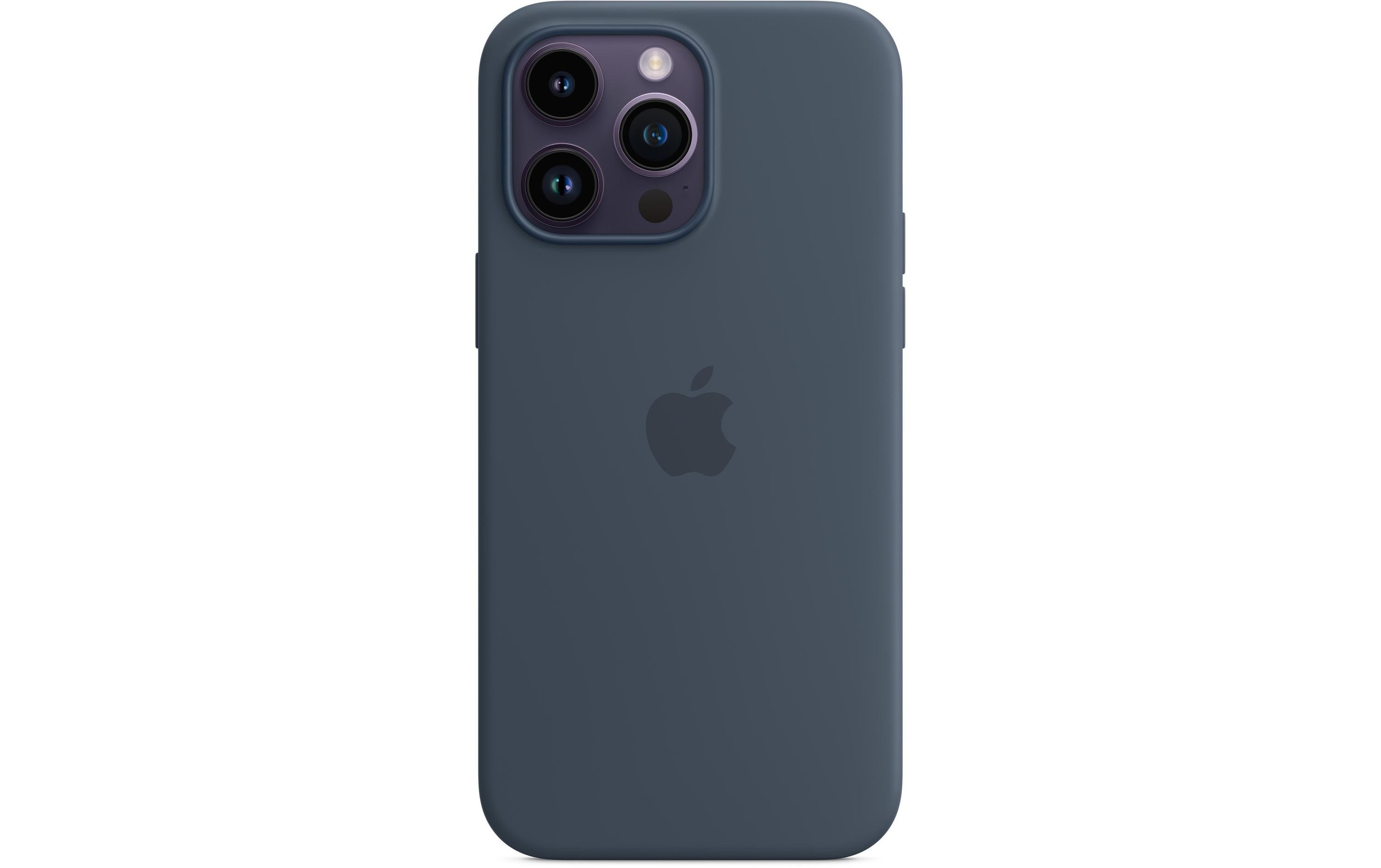 Apple Smartphone Silikon Case mit MagSafe, iPhone 14 Pro Max, Sturmblau