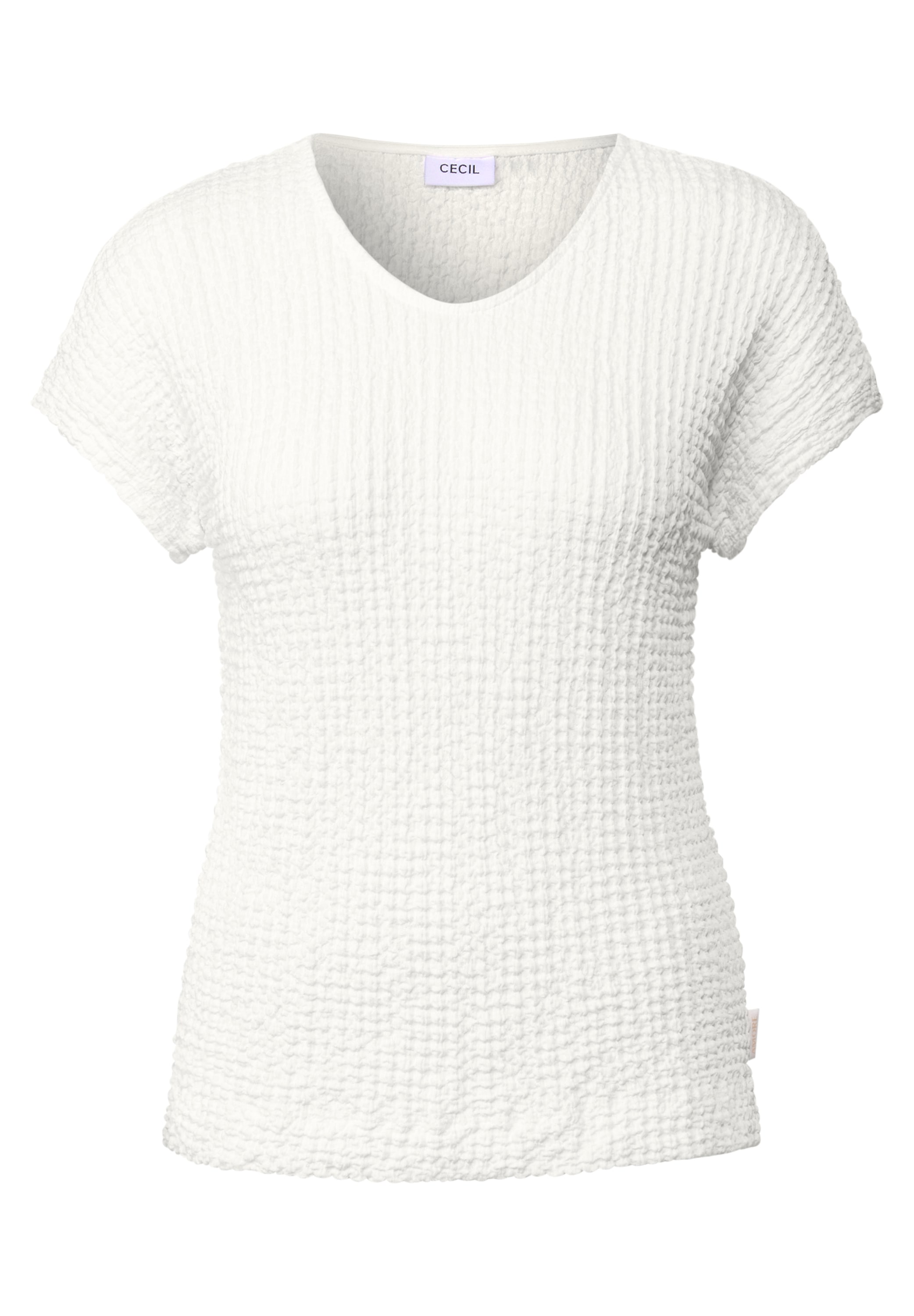 Cecil T-Shirt, in Struktur-Optik