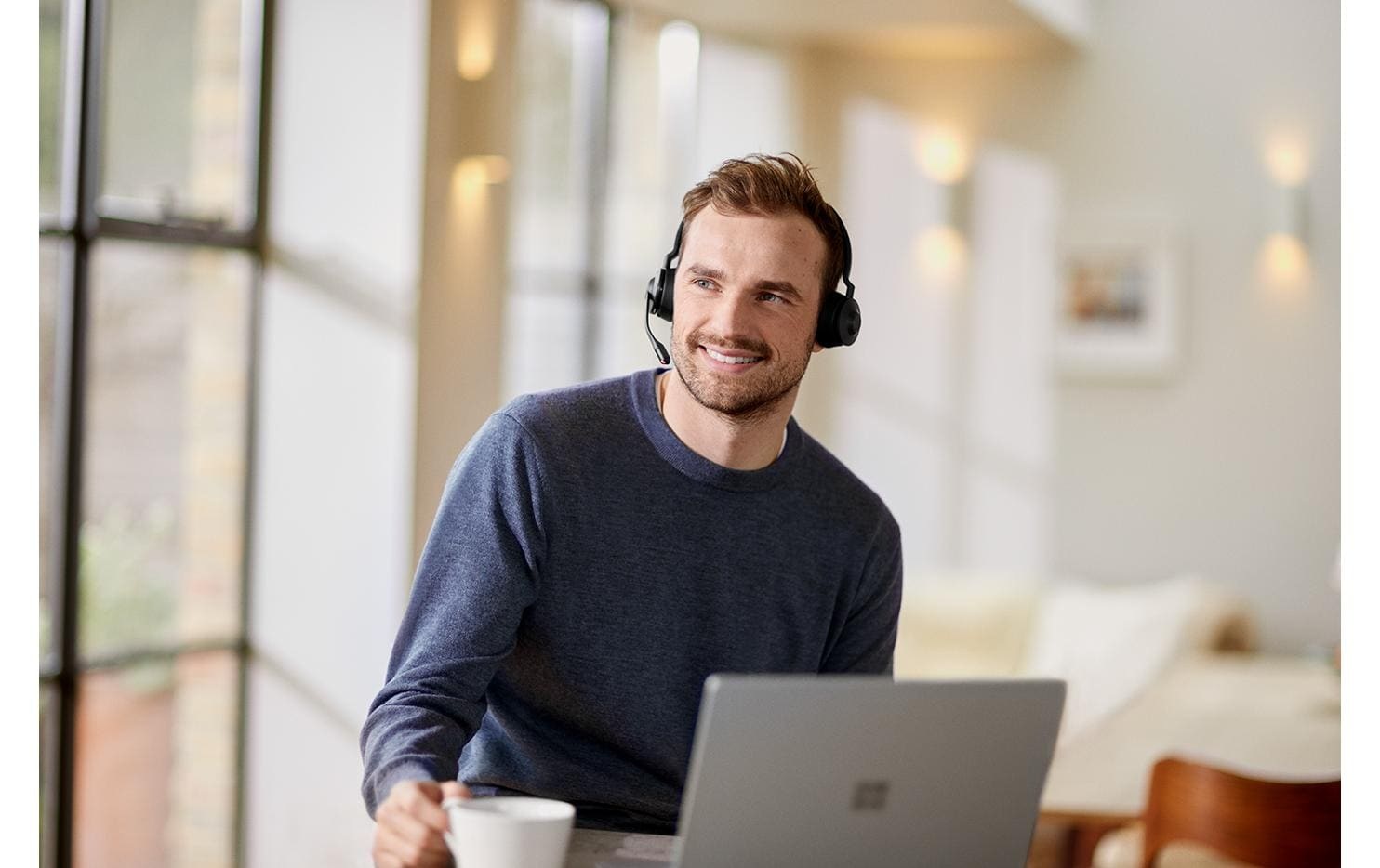 Jabra Headset »Engage 55 MS Duo«, Noise-Cancelling