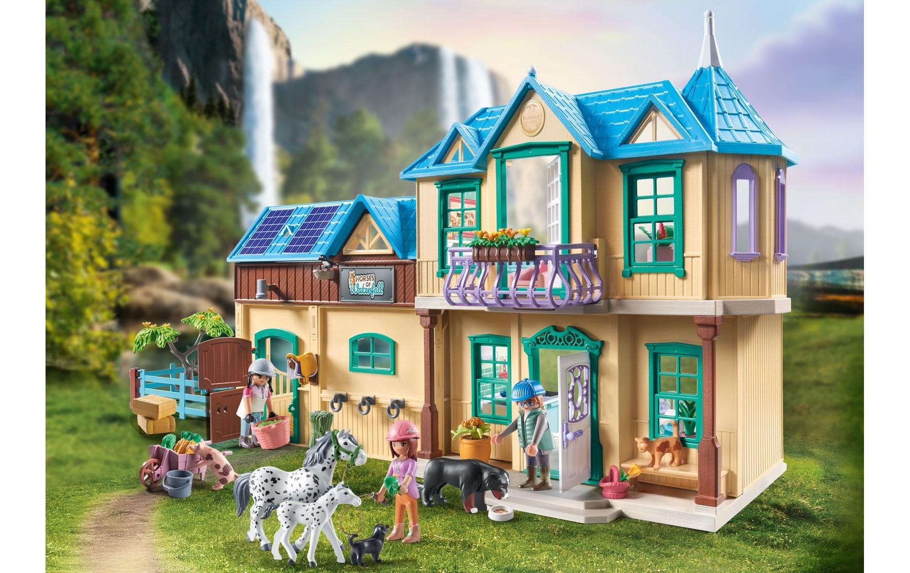 Playmobil® Spielbausteine »Horses of Waterfall Ranch 71351«, (263 St.)