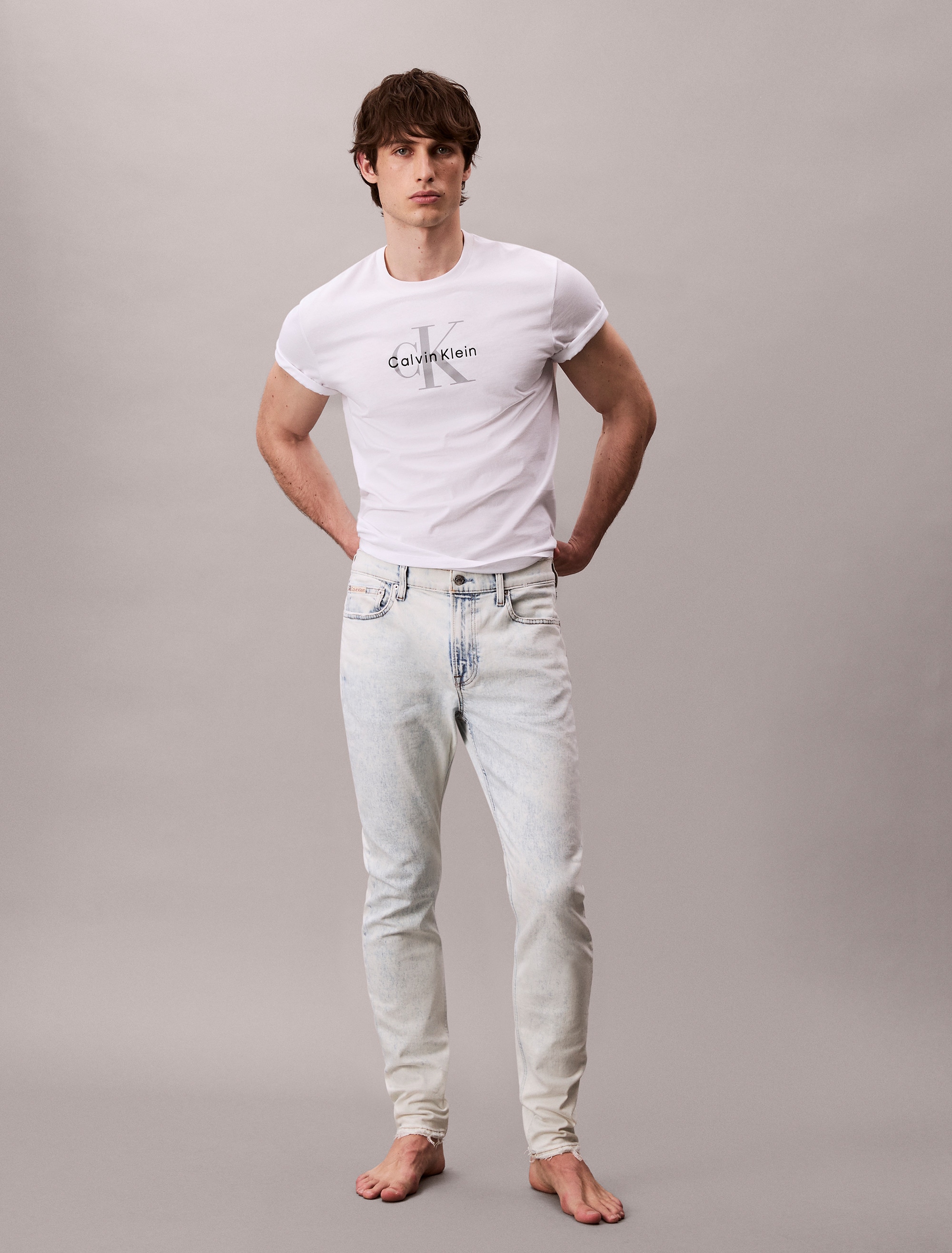 Calvin Klein Jeans Slim-fit-Jeans »SLM TPR« Mit Gürtelschlaufen