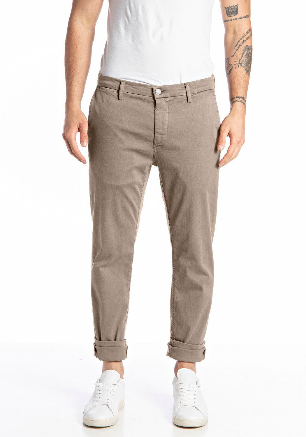 Replay Chinohose »ZEUMAR Hyperflex« im Slim Fit