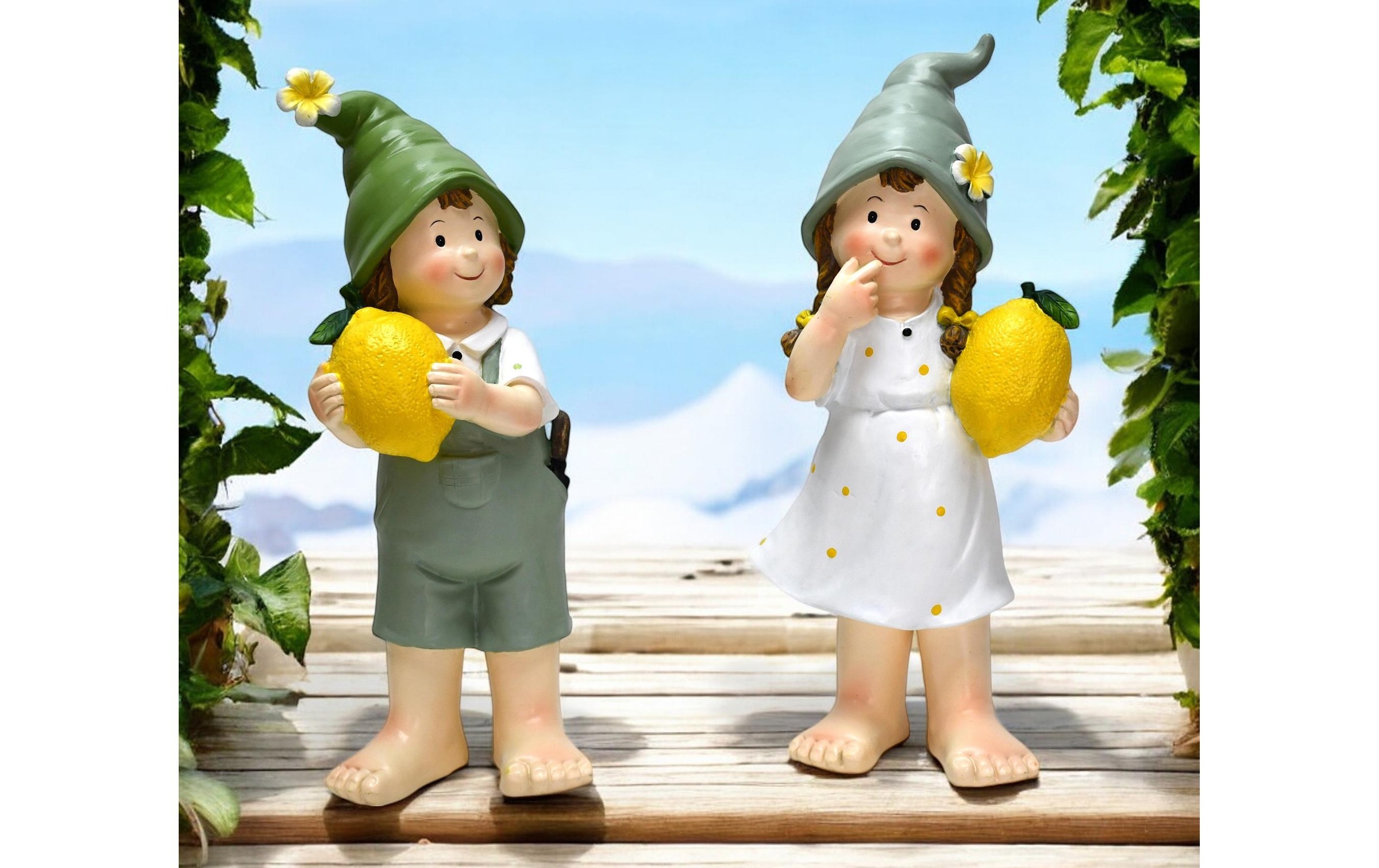 Gartenfigur »Dameco Kinder mit Zitrone 2er Set«