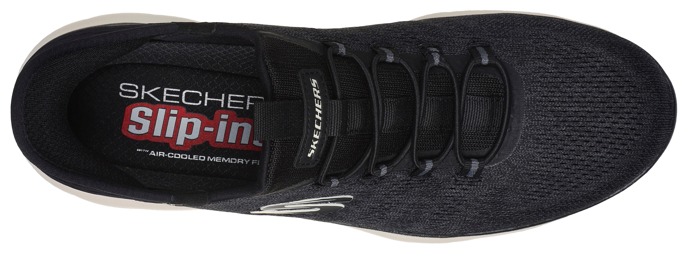 Skechers Slip-On Sneaker »SUMMITS-KEY PACE«, Slipper, Freizeitschuh, Halbschuh in veganer Verarbeitung