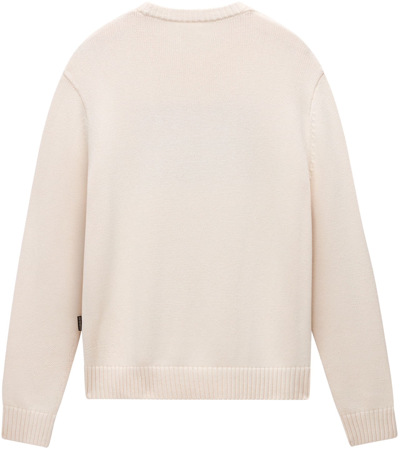 Napapijri Strickpullover »MURA«, Rundhals, Rippbündchen, Markenstickerei