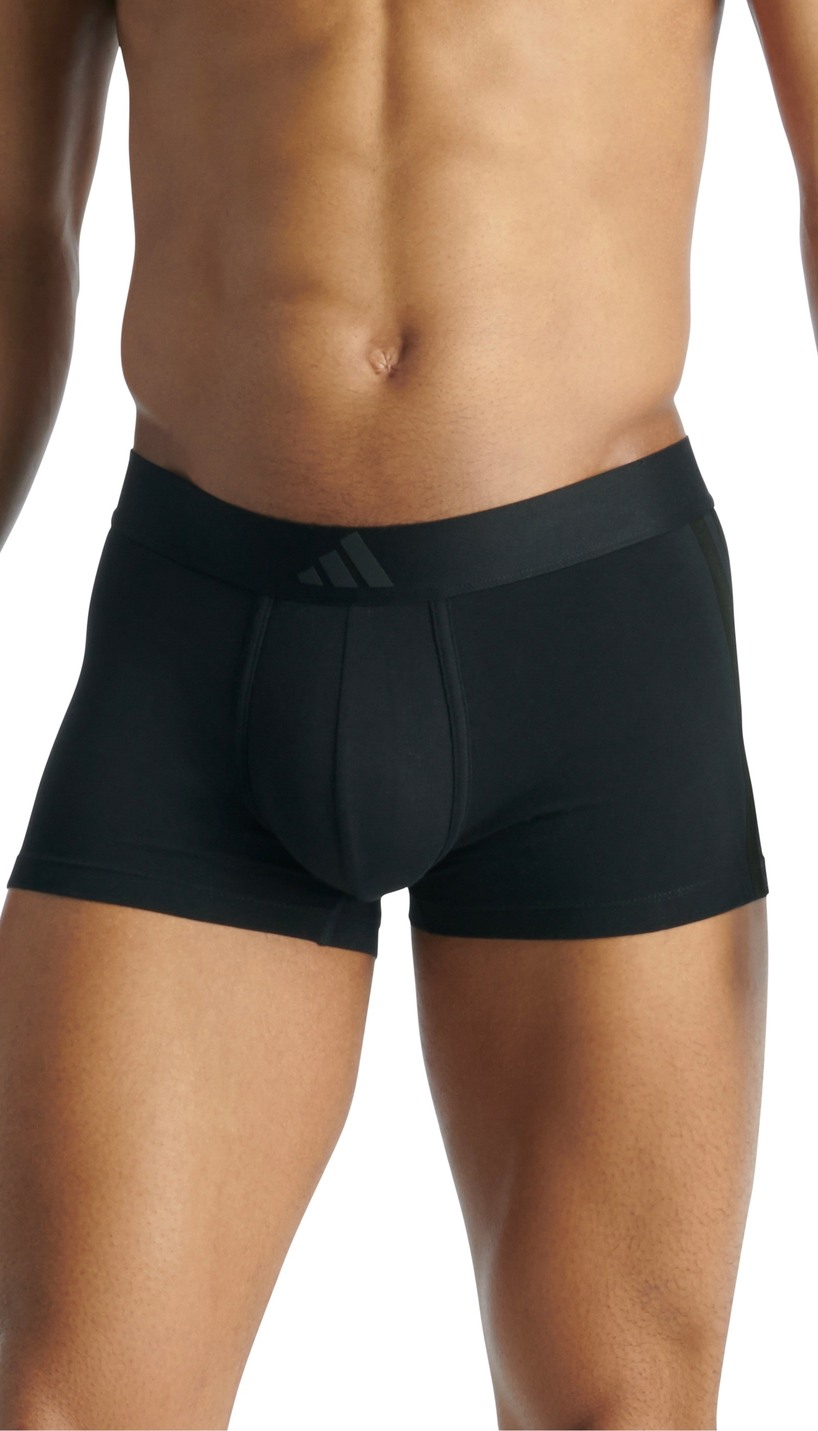 adidas Sportswear Trunk »Active Flex Cotton 3 Stripes«, (2er Pack), flexibler 4-Wege-Stretch, elastisch, Logo-Bund, ohne Eingriff