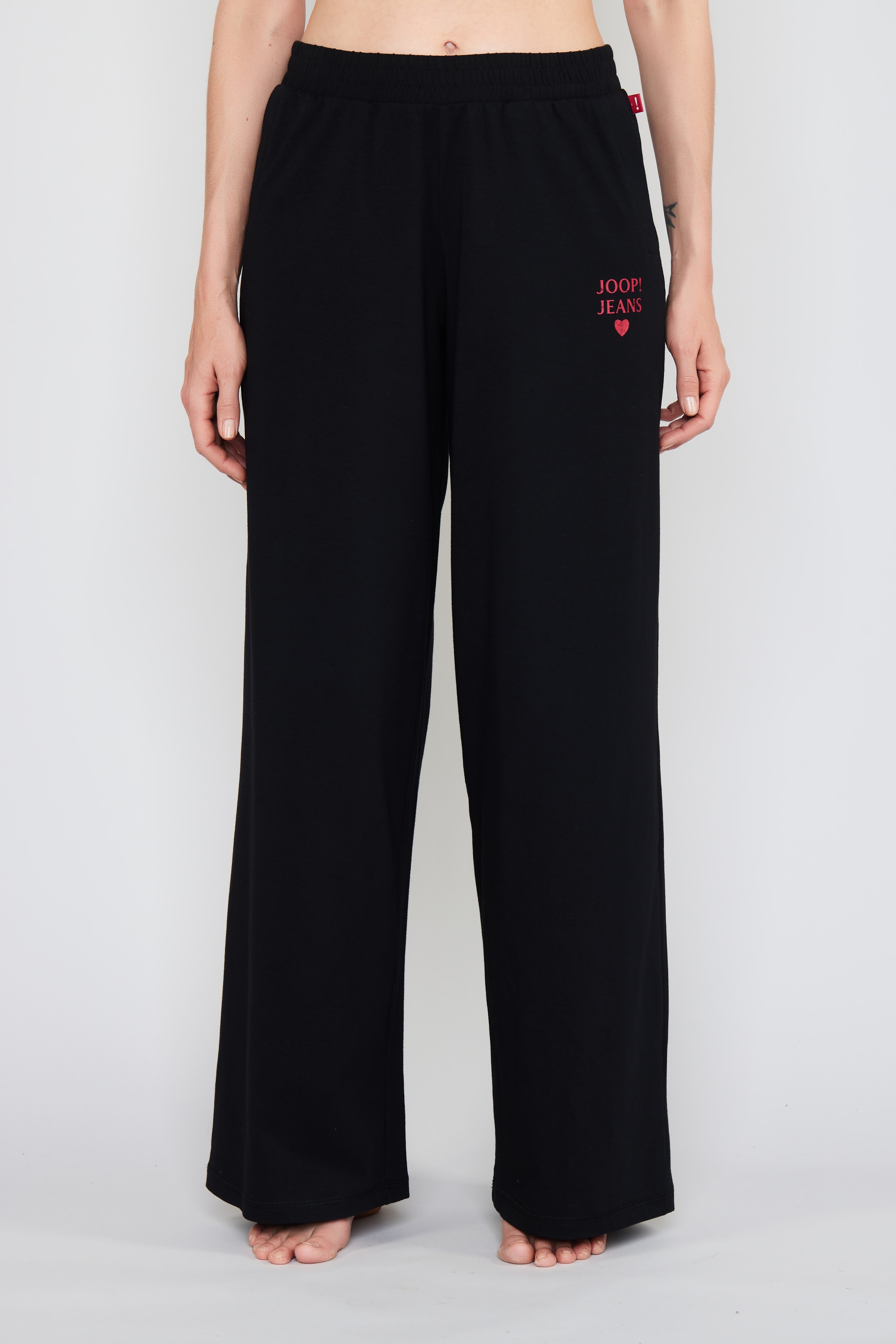 JOOP! Jeans Pyjamahose »After Dark (JOOP! Jeans)« elastischer Bund, Cotton-Mix, weites Bein, Logo-Print, Taschen
