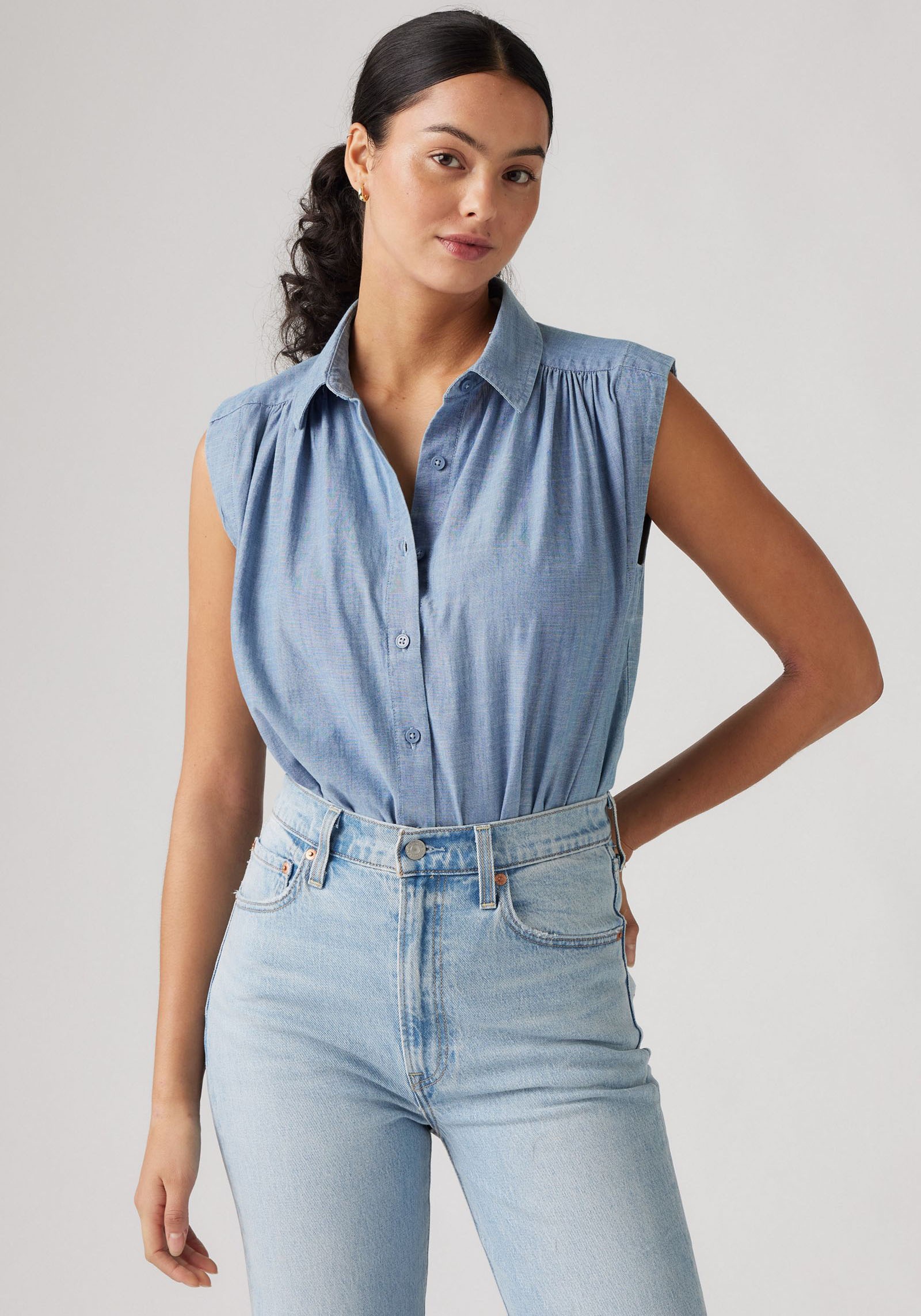 Levi's® Blusentop »GRACEN COMM SL BLOUSE« Leicht fliessender Schnitt und superweicher Stoff