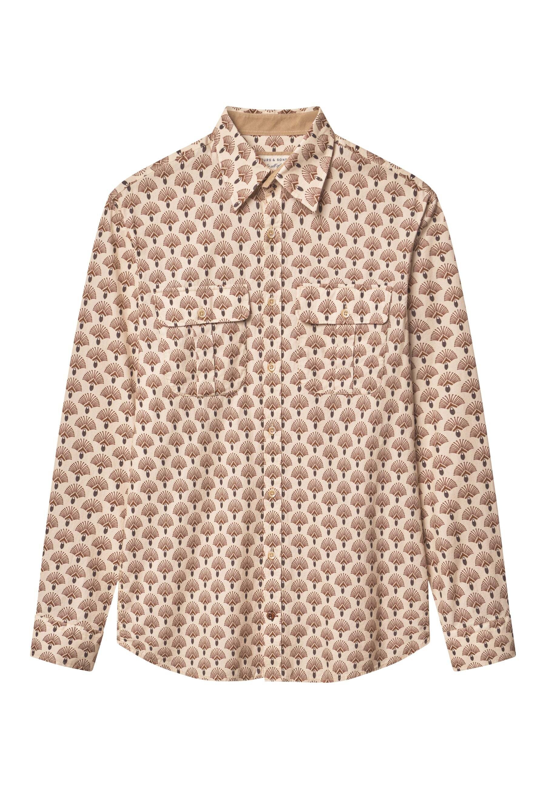 colours & sons Langarmhemd »colours & sons Langarmhemd Shirt Printed«