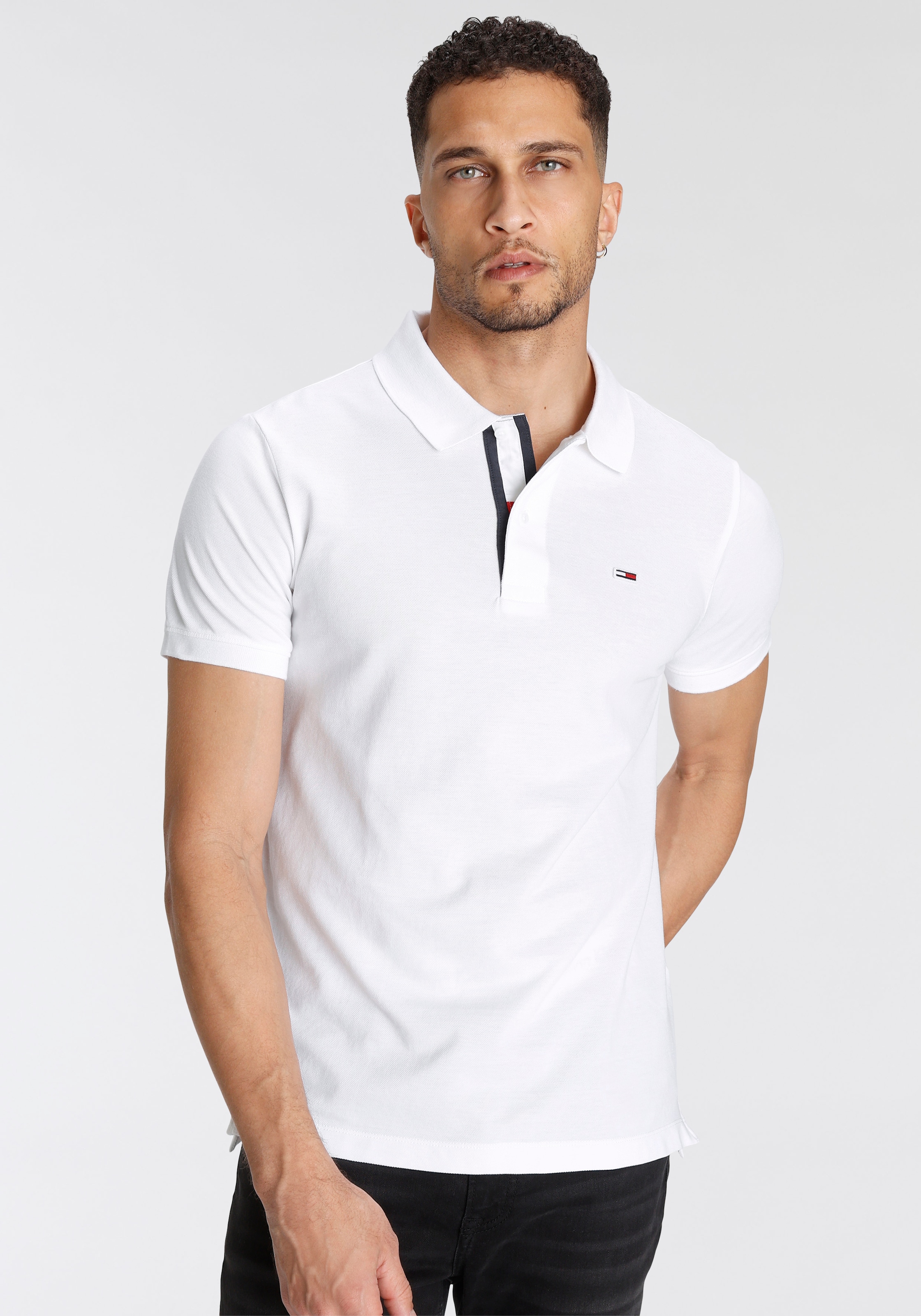 Tommy Jeans Poloshirt »TJM SLIM PLACKET POLO«