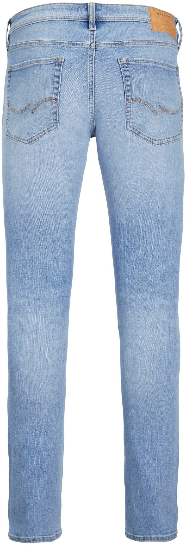 Jack & Jones Slim-fit-Jeans »JJIGLENN mit Used-Look und Stretchkomfort«, Abriebeffekte, modisch, slim fit, Baumwollmischung