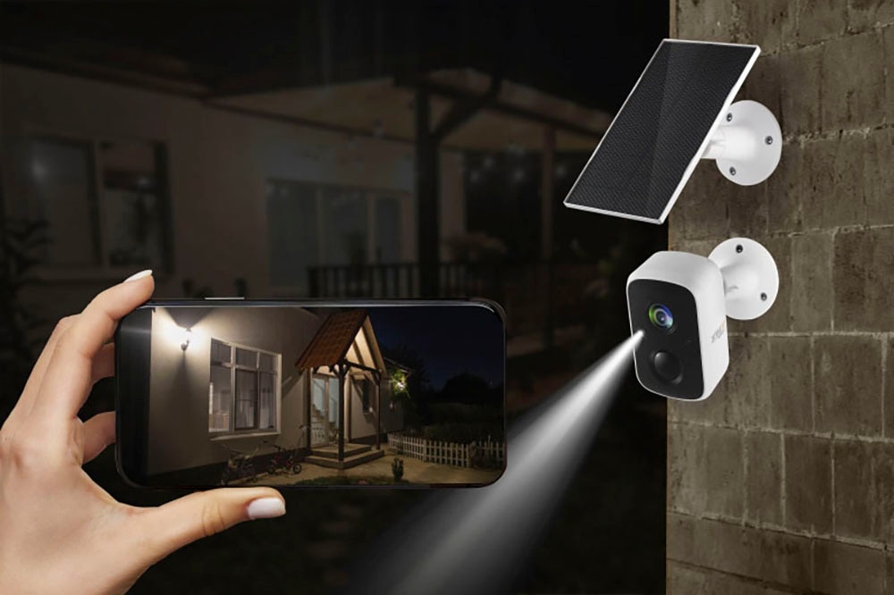 Technaxx Überwachungskamera »Solar Outdoor IP-Kamera TX-244«, Aussenbereich