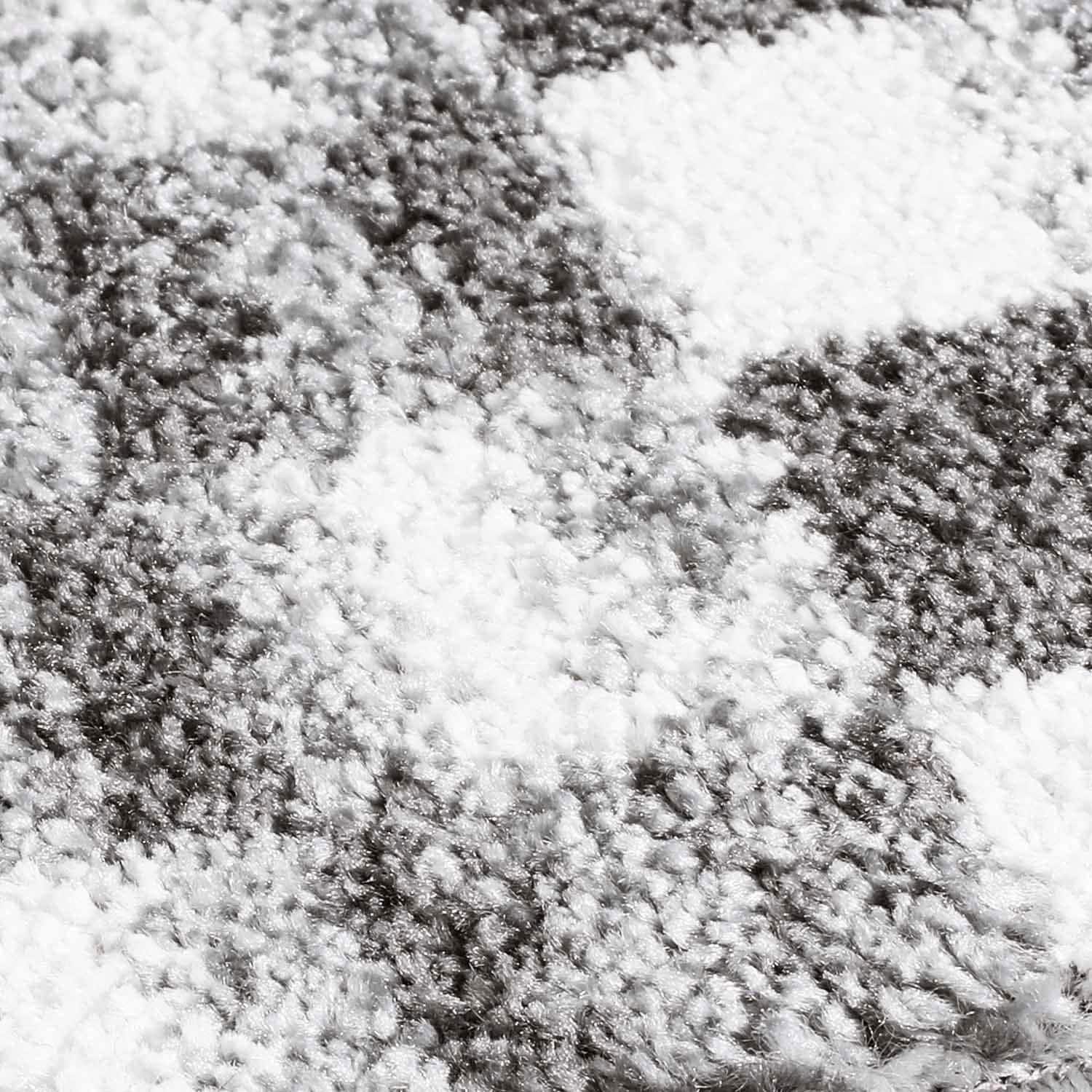 Carpet City Teppich »Moda 1141«, rechteckig, 11 mm Höhe, Kurzflor, Karo, weich, Wohnzimmer, Schlafzimmer