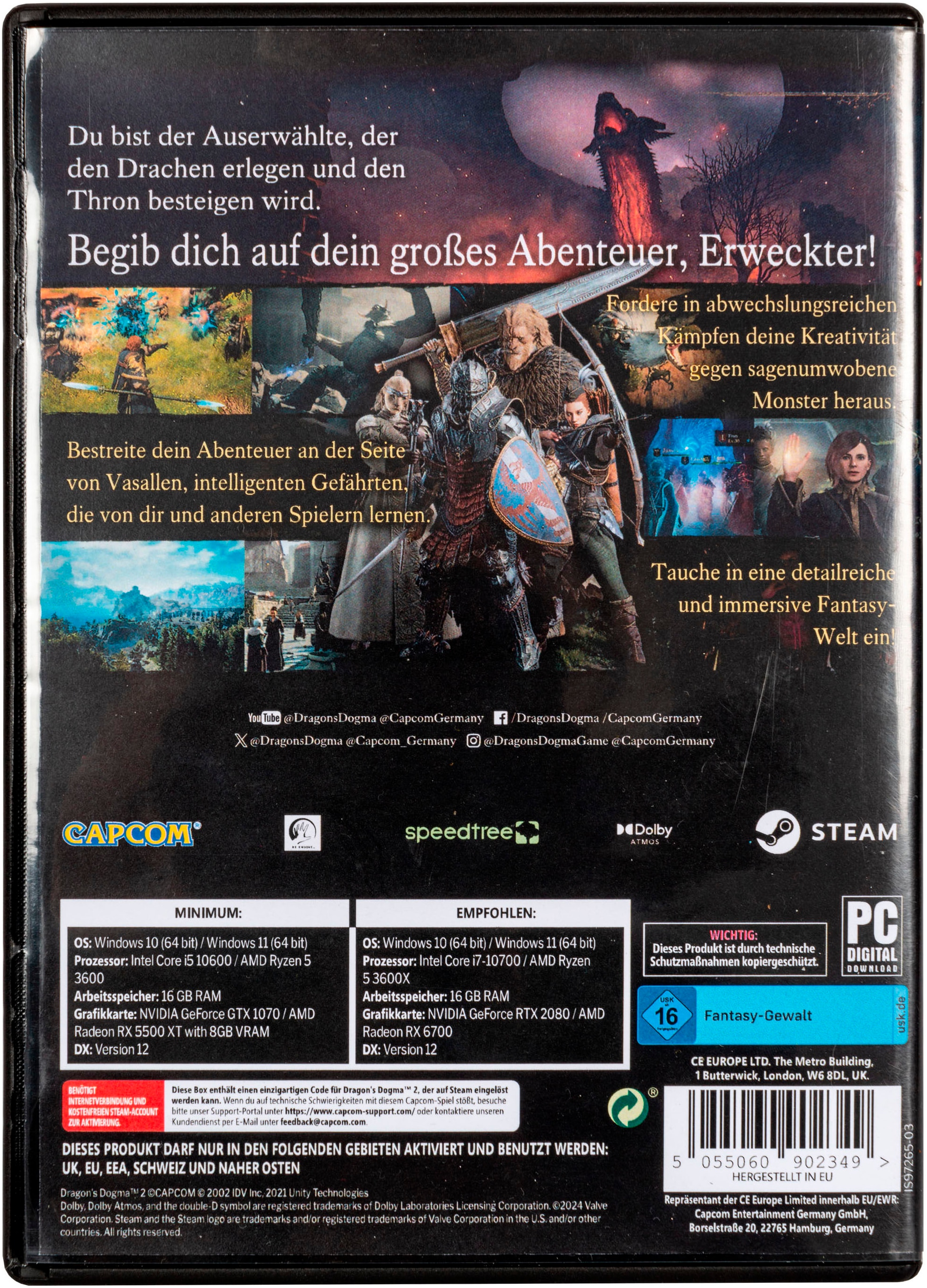 Capcom Spielesoftware »Dragon's Dogma 2«, PC