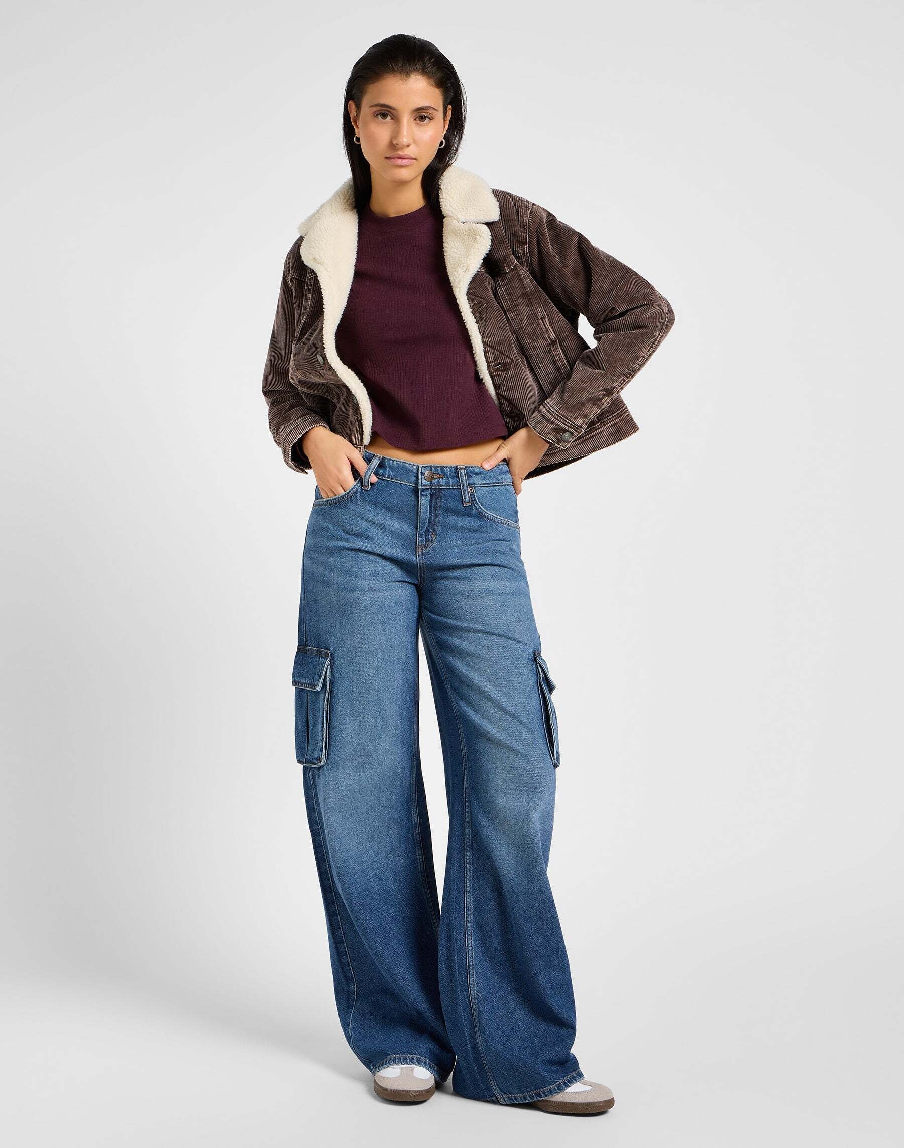Lee® Langarmshirt »LEE Langarmshirt Longsleeves Cropped Rib Tee«
