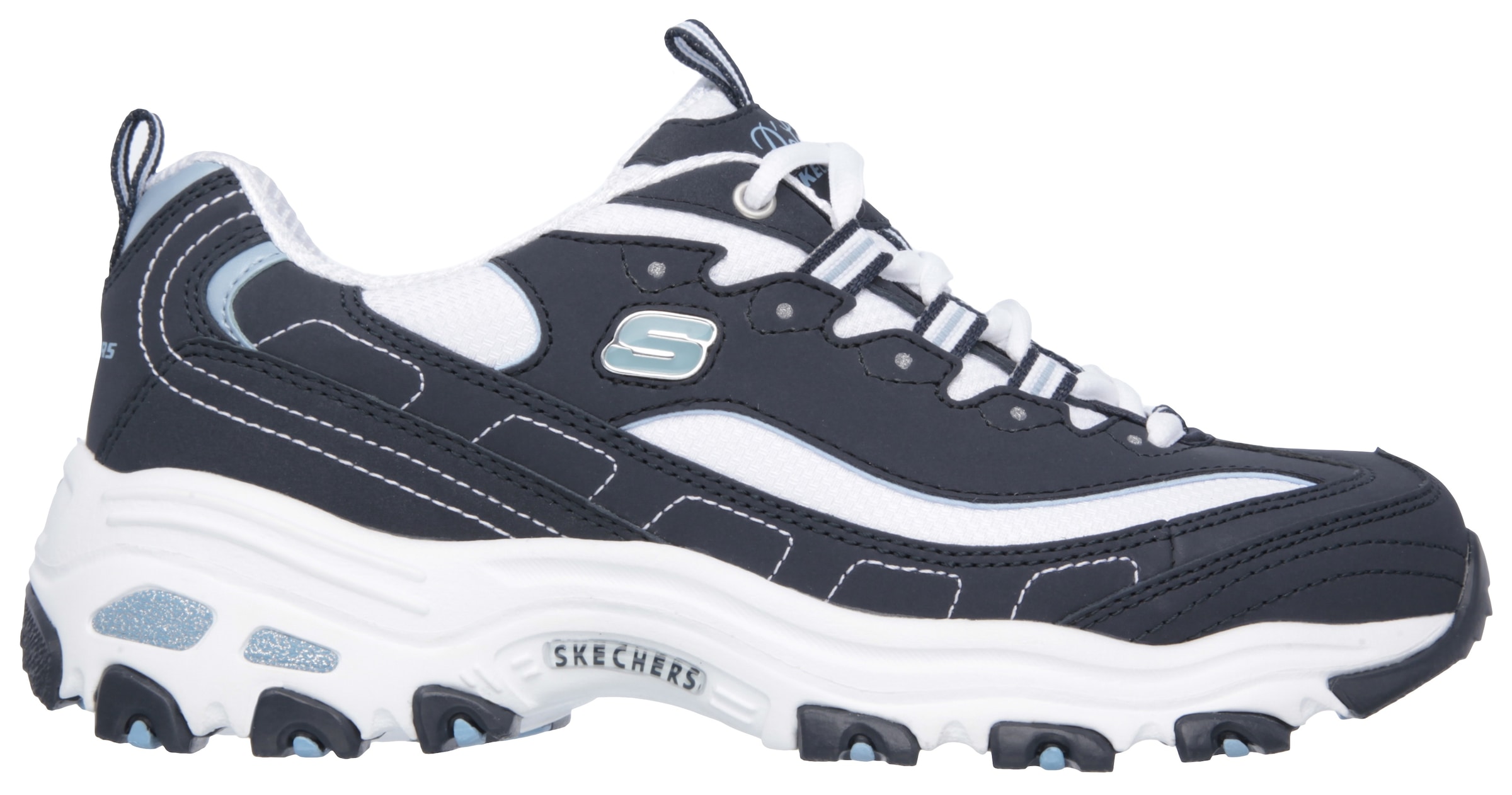 Skechers Sneaker »D´Lites - Biggest Fan«, im trendigen Chunky-Style, Freizeitschuh, Halbschuh, Schnürschuh