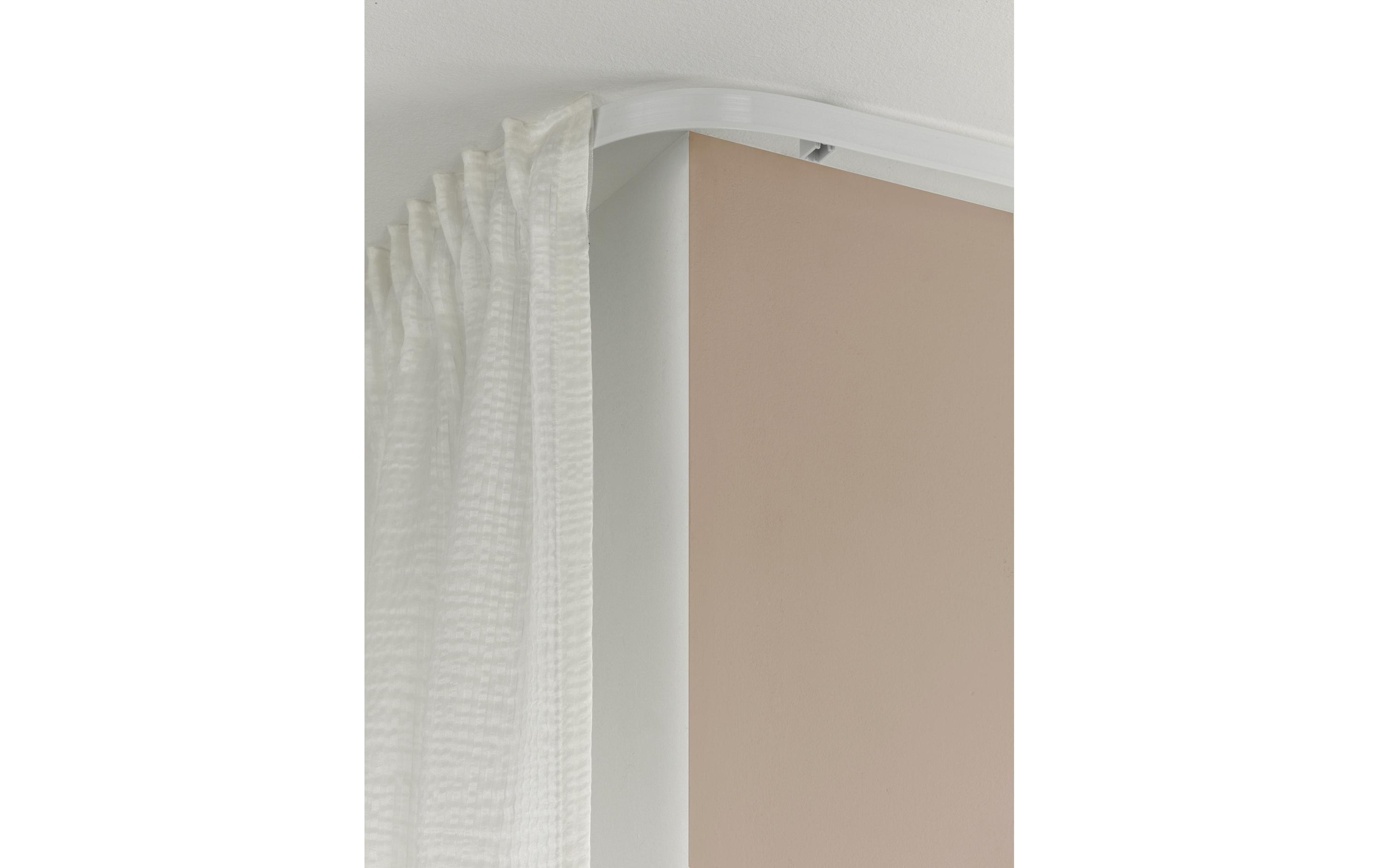 GARDINIA Gardinenstange »Flexline, 350 cm, kürzbar Weiss«
