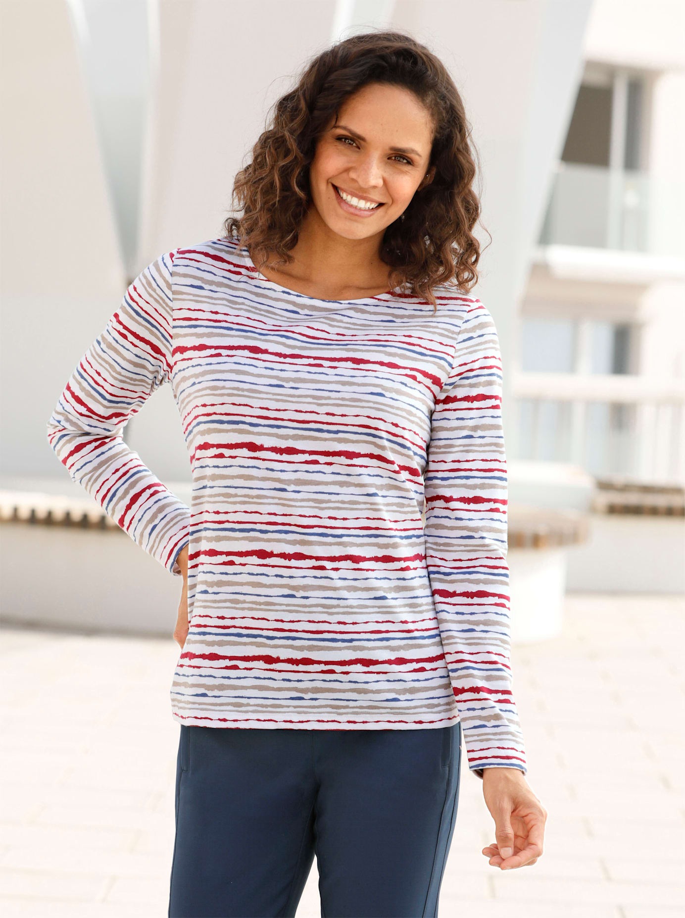 Casual Looks Print-Shirt »Druck-Shirt« 1 Stk.