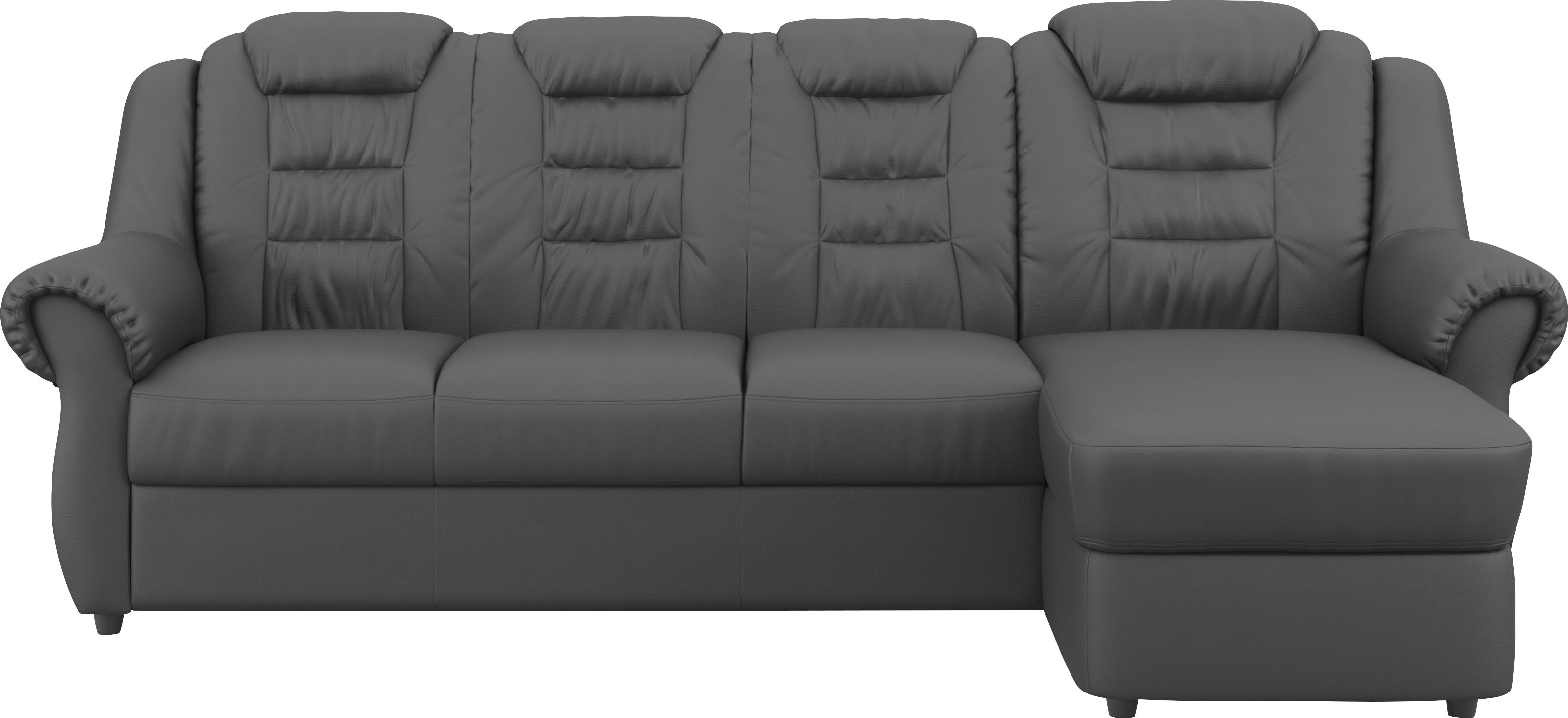 Home affaire Ecksofa "Boston L-Form" mit hoher Rückenlehne, wahlweise mit Bettfunktion