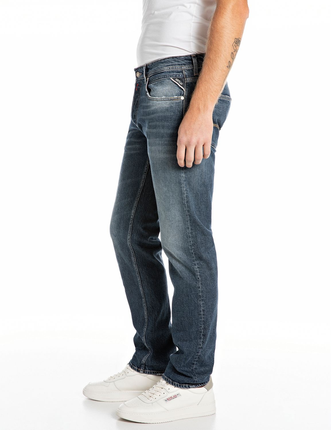 Replay Straight-Jeans »GROVER«, in vielen verschiedenen Waschungen, mit Stretch