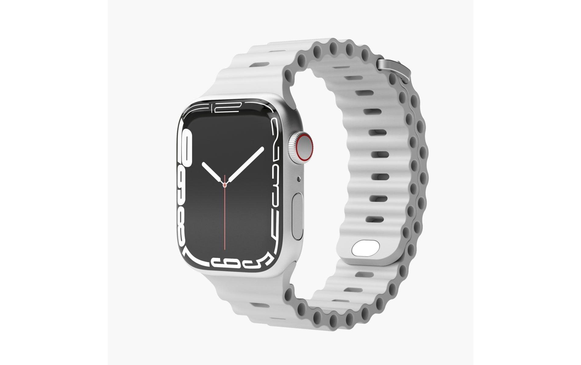 VONMÄHLEN Uhrenarmband »Band Apple Watch 42/44/45/49 mm Light Gray«