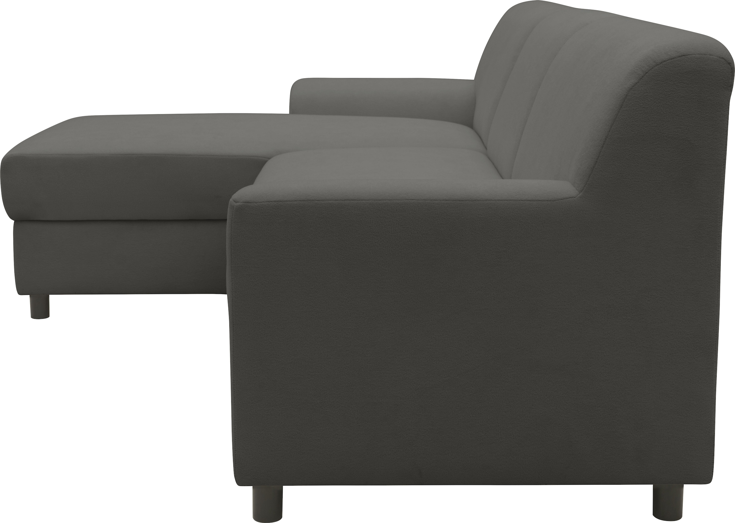 INOSIGN Ecksofa »Turah 2, L-Form, in Cord u. wasserabweisender Microfaser, Federkern«, B/T/H: 241/146/79 cm, incl. Zierkissen, wahlweise mit Bettfunktion