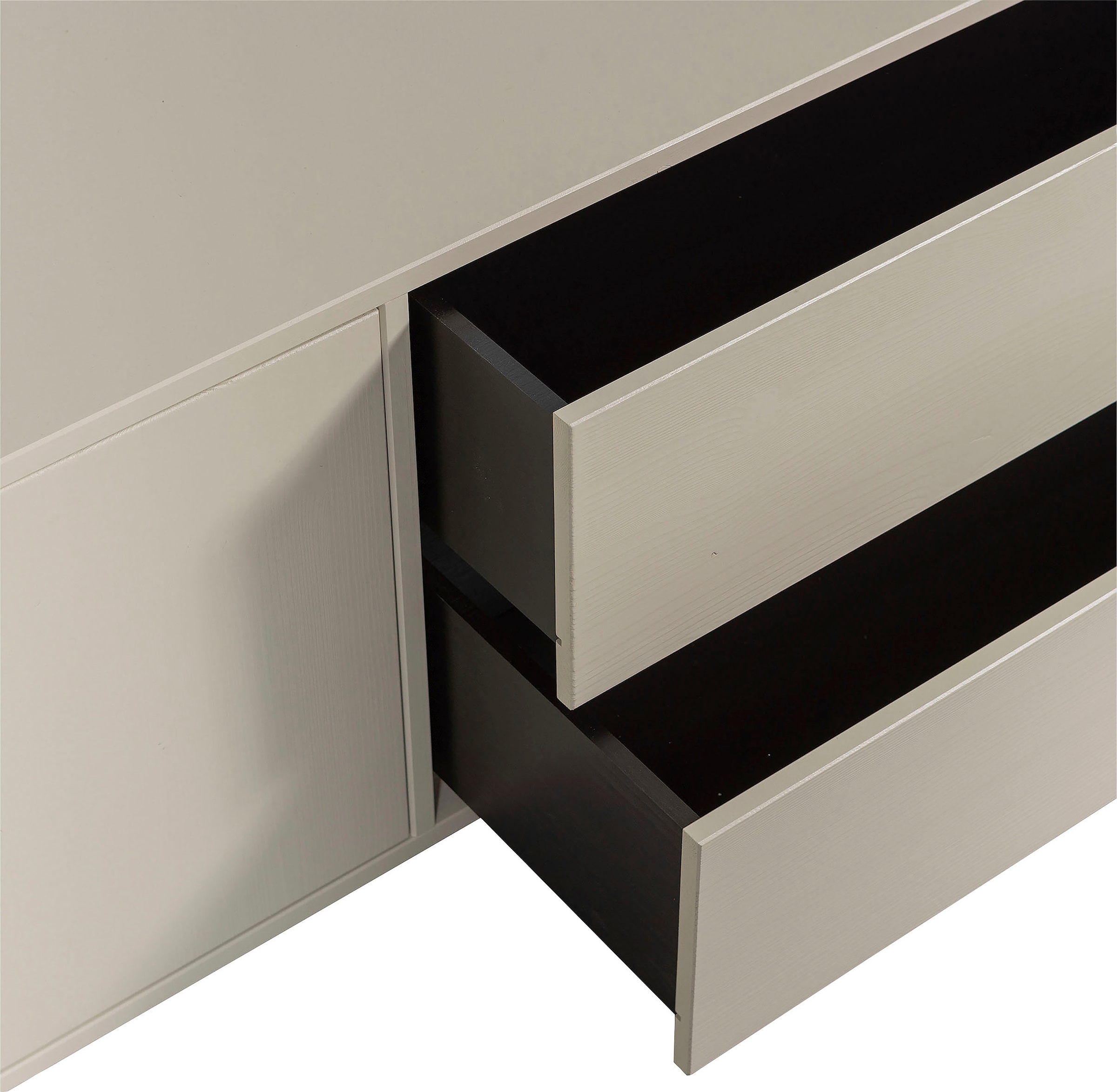 WOOOD Lowboard »Settle TV-Kommode«, mit zwei Schubladen, H 45 cm x B 200 cm