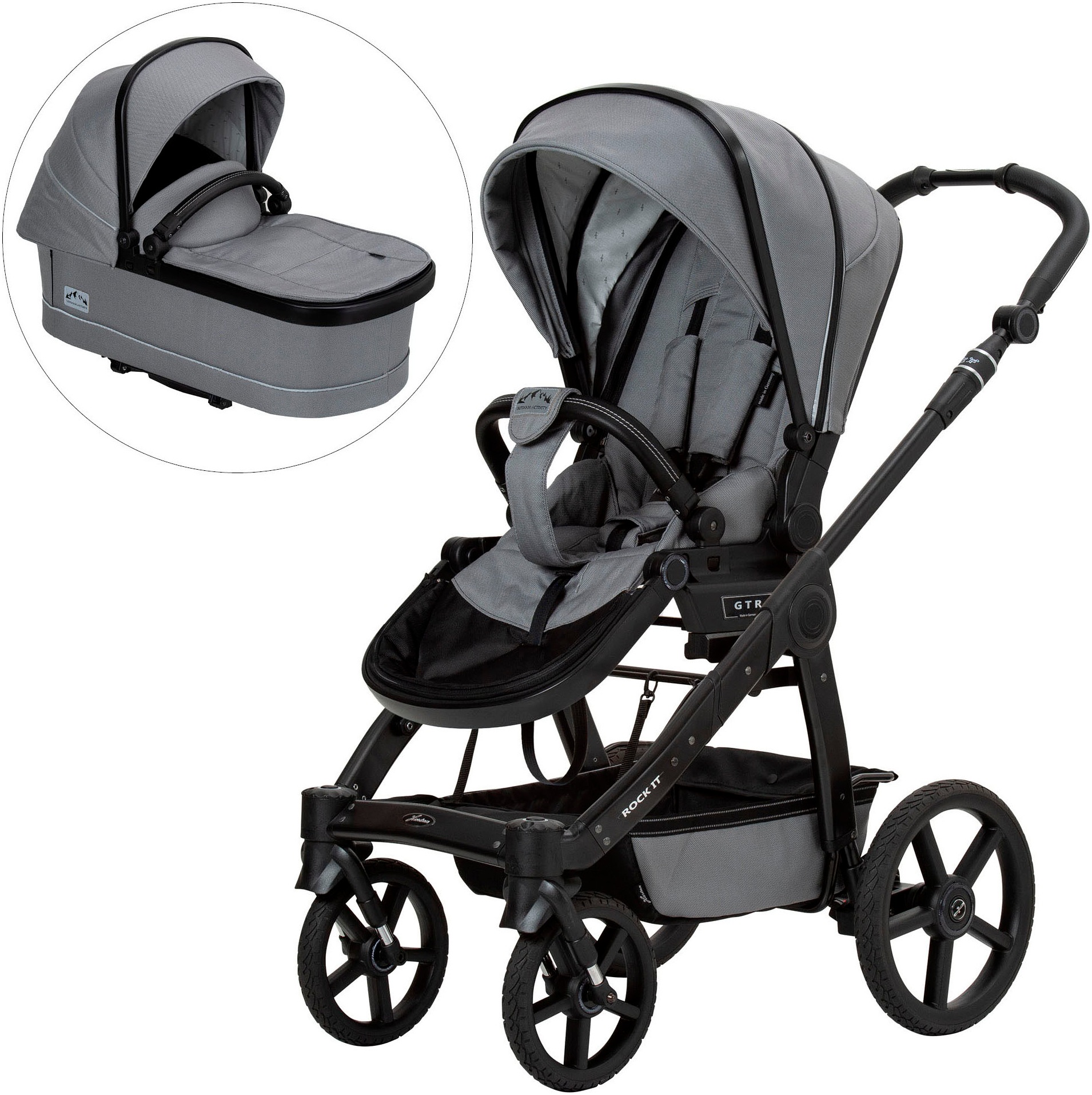 Hartan Kombi-Kinderwagen »Rock it GTR Outdoor« Made in Germany