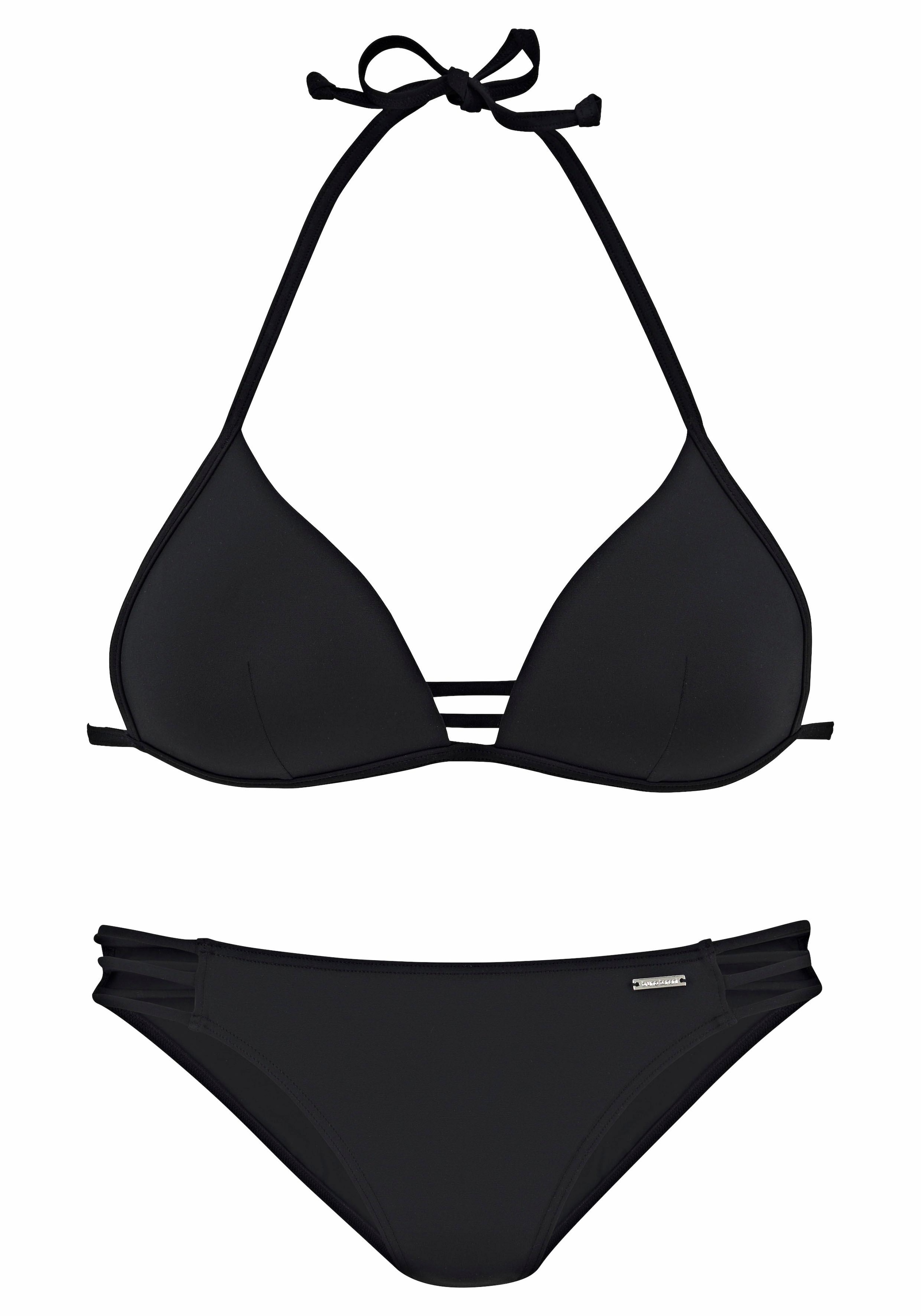 Bruno Banani Triangel-Bikini, mit Zierbändern