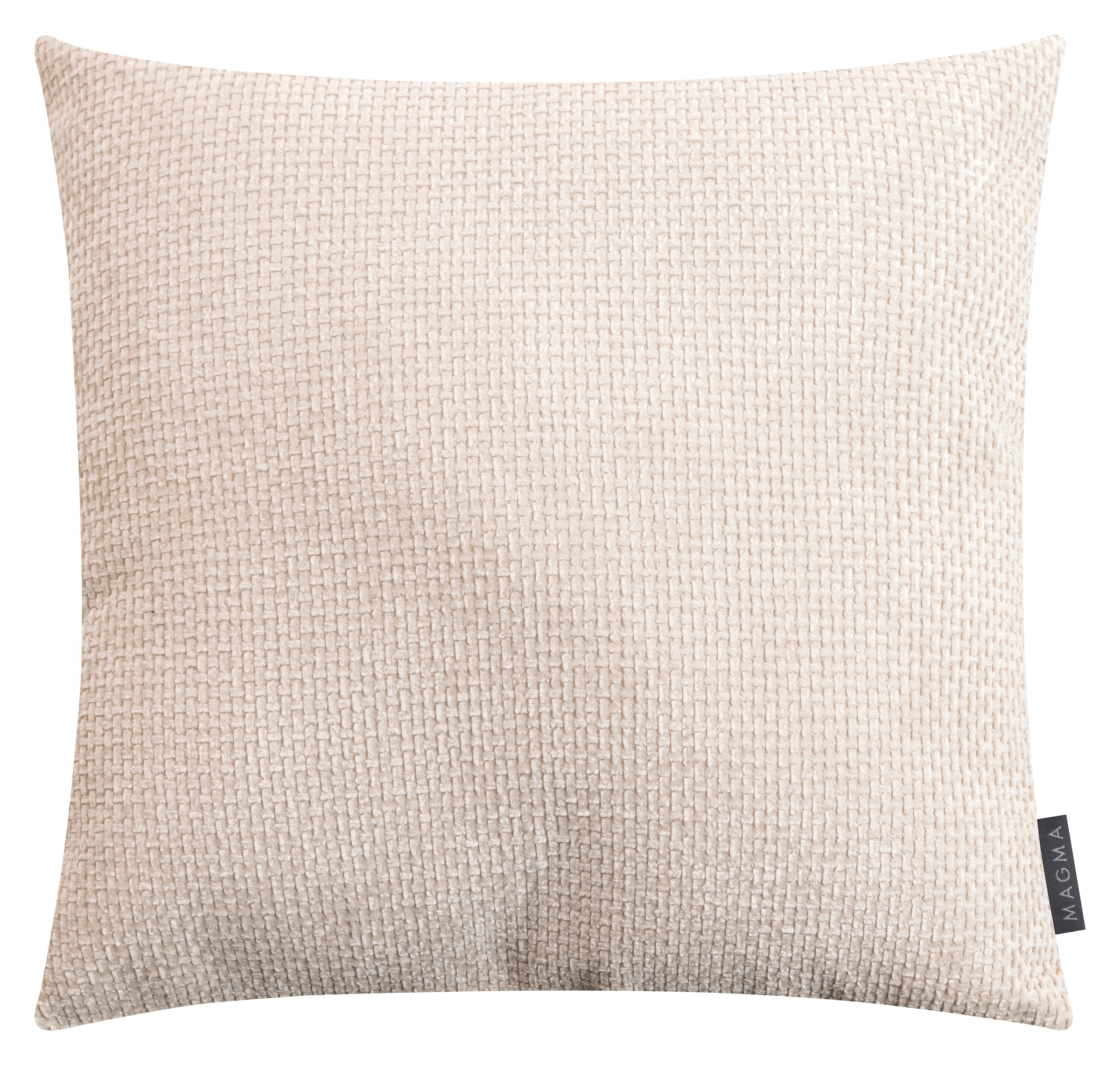 Magma Heimtex Dekokissen "ARLO Kissen 45x45" Luxuriöses Zierkissen mit samtiger Struktur in zeitlosem Design