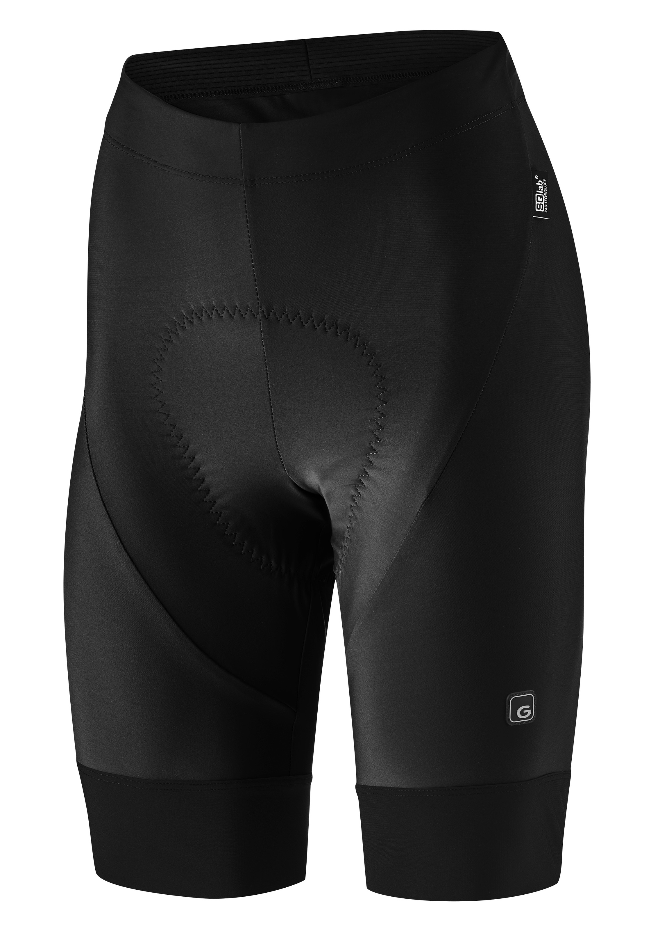 Gonso Fahrradhose »SQlab GO W«, Damen Radhose mit Sitzpolster, kurze moderne Radlerhose, Tight Fit