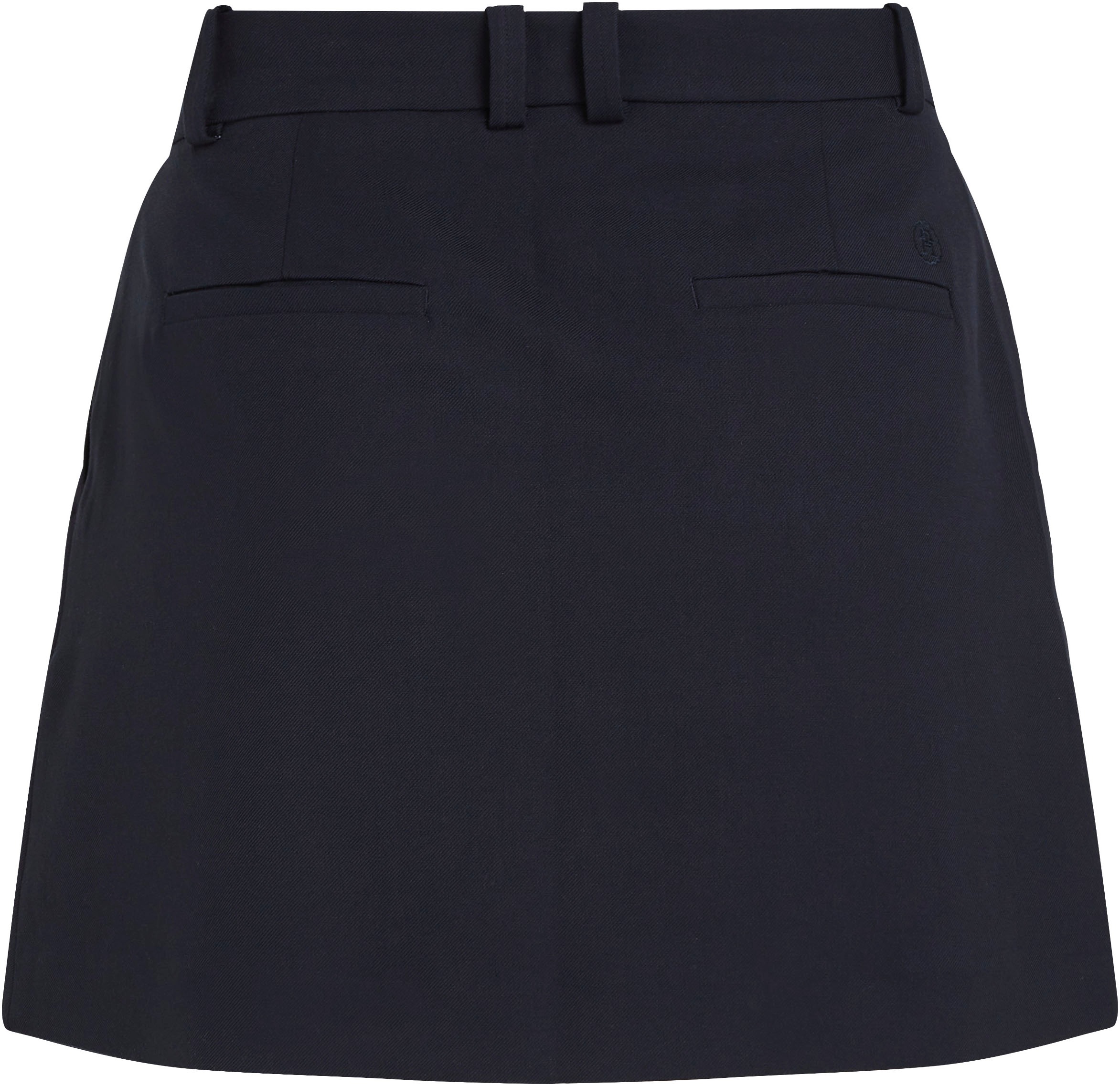 Tommy Hilfiger Minirock »CORE STRAIGHT SHORT SKIRT«, Webrock mit Tommy Hilfiger Logostickerei