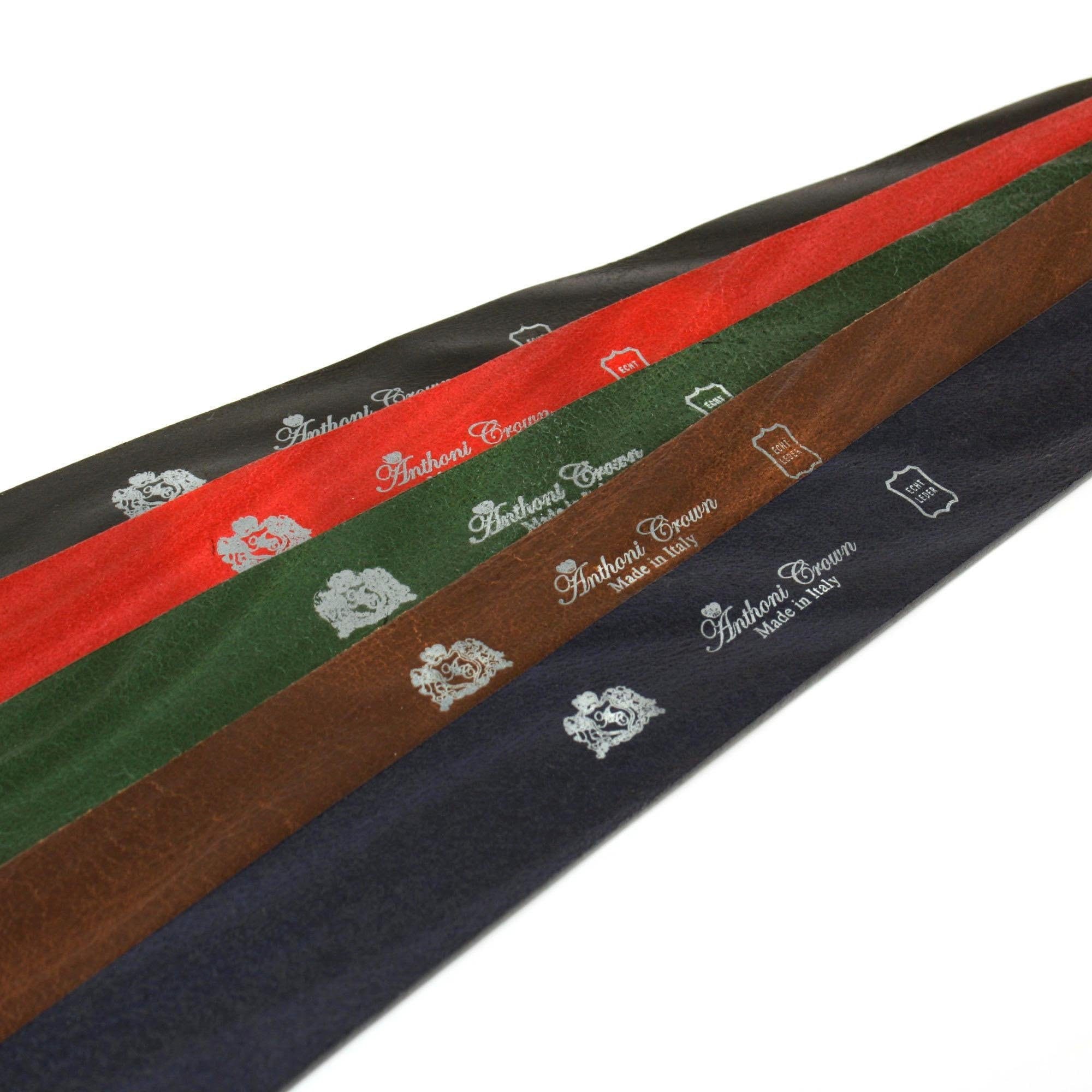 Anthoni Crown Ledergürtel, mit silberfarbener Schliesse bestellen online Jelmoli-Versand bei Schweiz