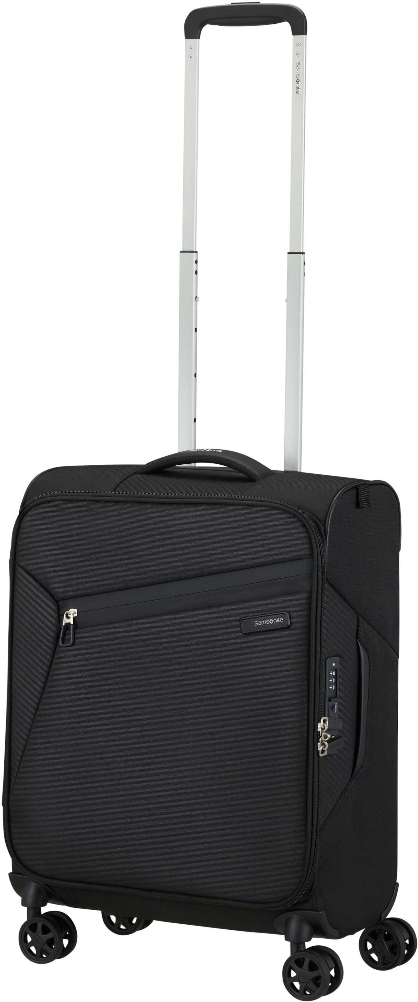 Samsonite Weichgepäck-Trolley »LITEBEAM, verschiedene Grössen und Farben«, 4 Rollen, Reisekoffer Aufgabegepäck Trolley Volumenerweiterung bei M/L