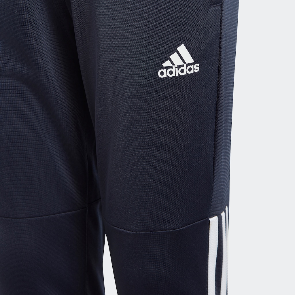adidas Sportswear Trainingsanzug »TIBERIO 3-STREIFEN COLORBLOCK SHINY KIDS«, (2 tlg.)