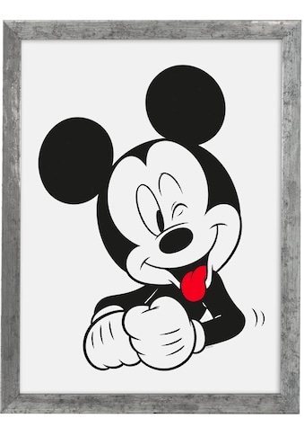 Bild mit Rahmen »Mickey Mouse«