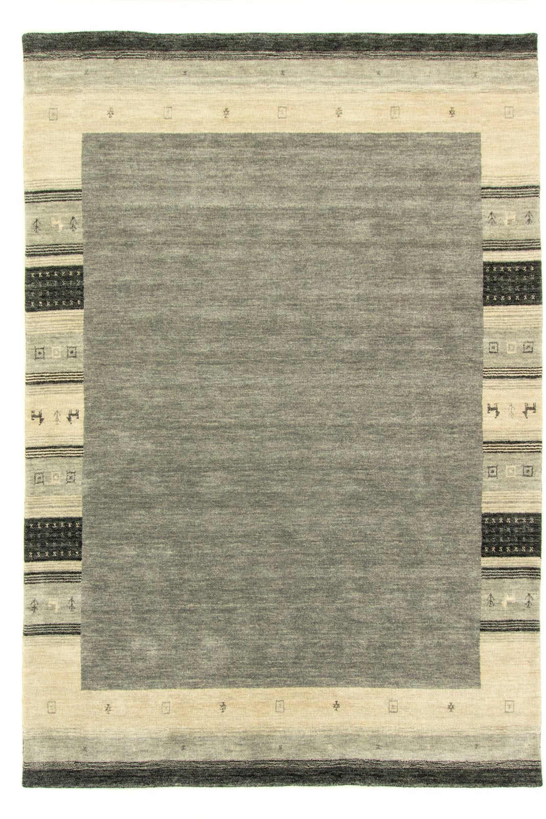 morgenland Wollteppich »Gabbeh Teppich Doha«, rechteckig, 18 mm Höhe