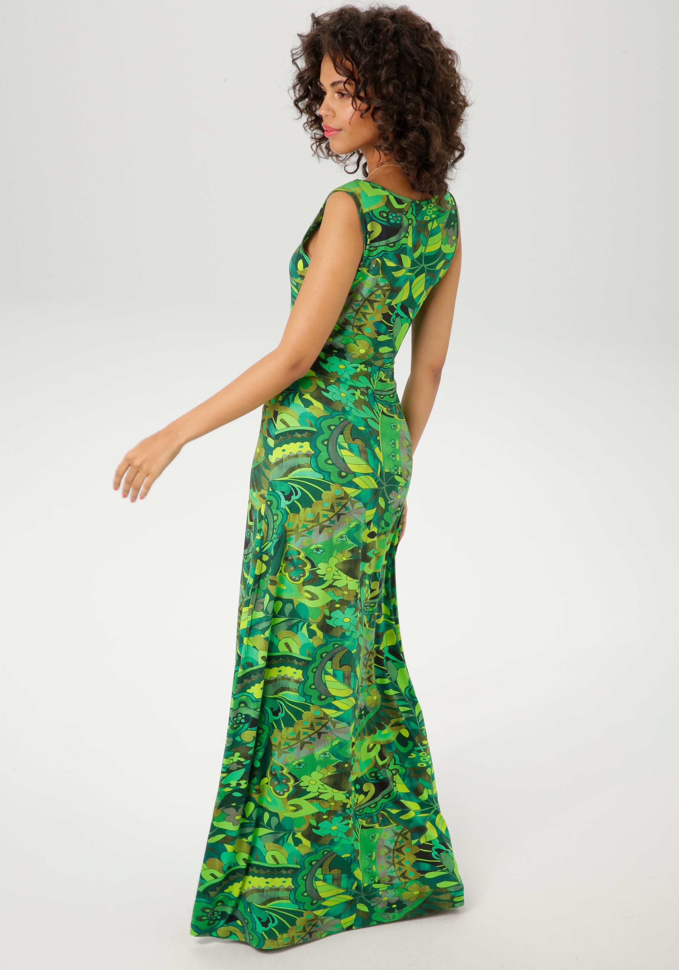 Aniston CASUAL Sommerkleid, mit extravagantem Druck im Batik-Dessin