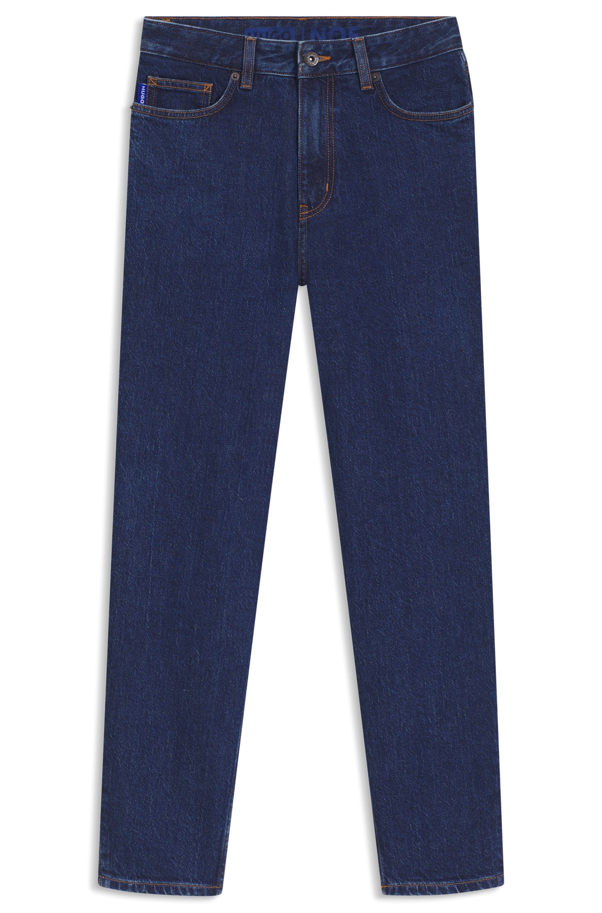 HUGO Blue Mom-Jeans »Noe«, Straight Fit Jeans mit hoher Leibhöhe