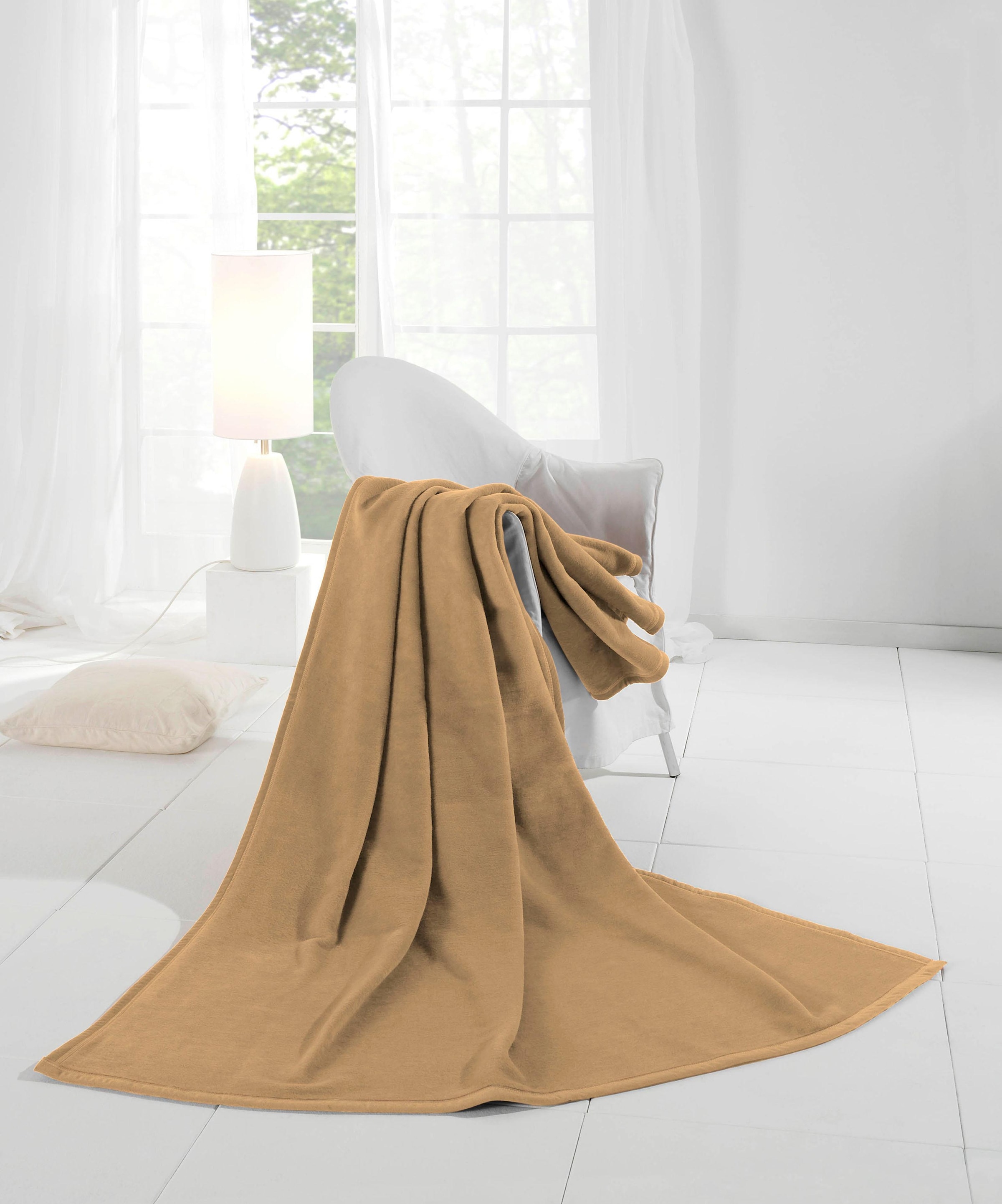 Biederlack online Cotton«, Unifarben, kaufen | schönen in »Uno Kuscheldecke Wohndecke Jelmoli-Versand