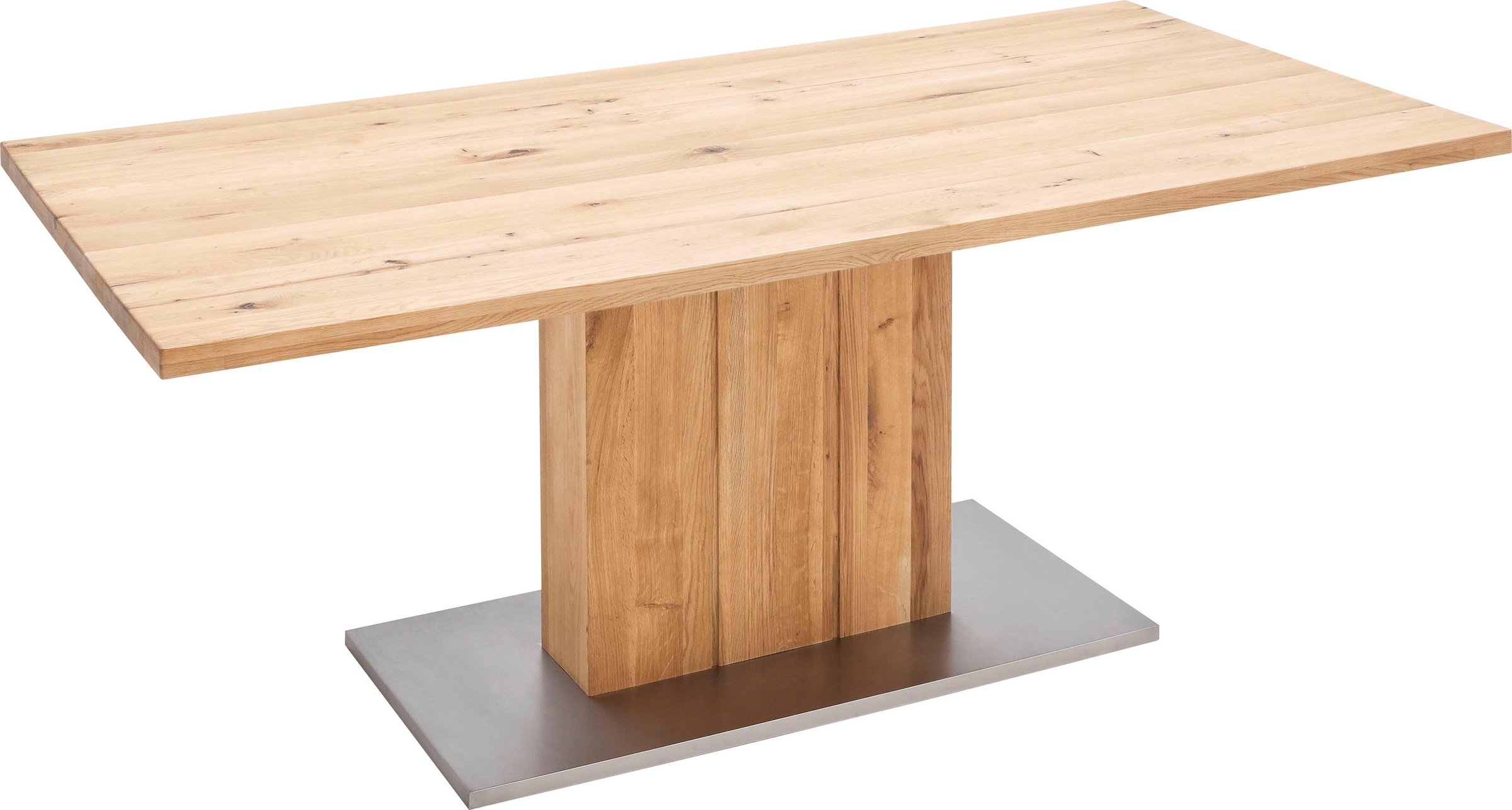 MCA furniture Esstisch »Greta«, Esstisch mit Baumkante, gerader Kante oder  geteilter Tischplatte online kaufen | Jelmoli-Versand | Esstische