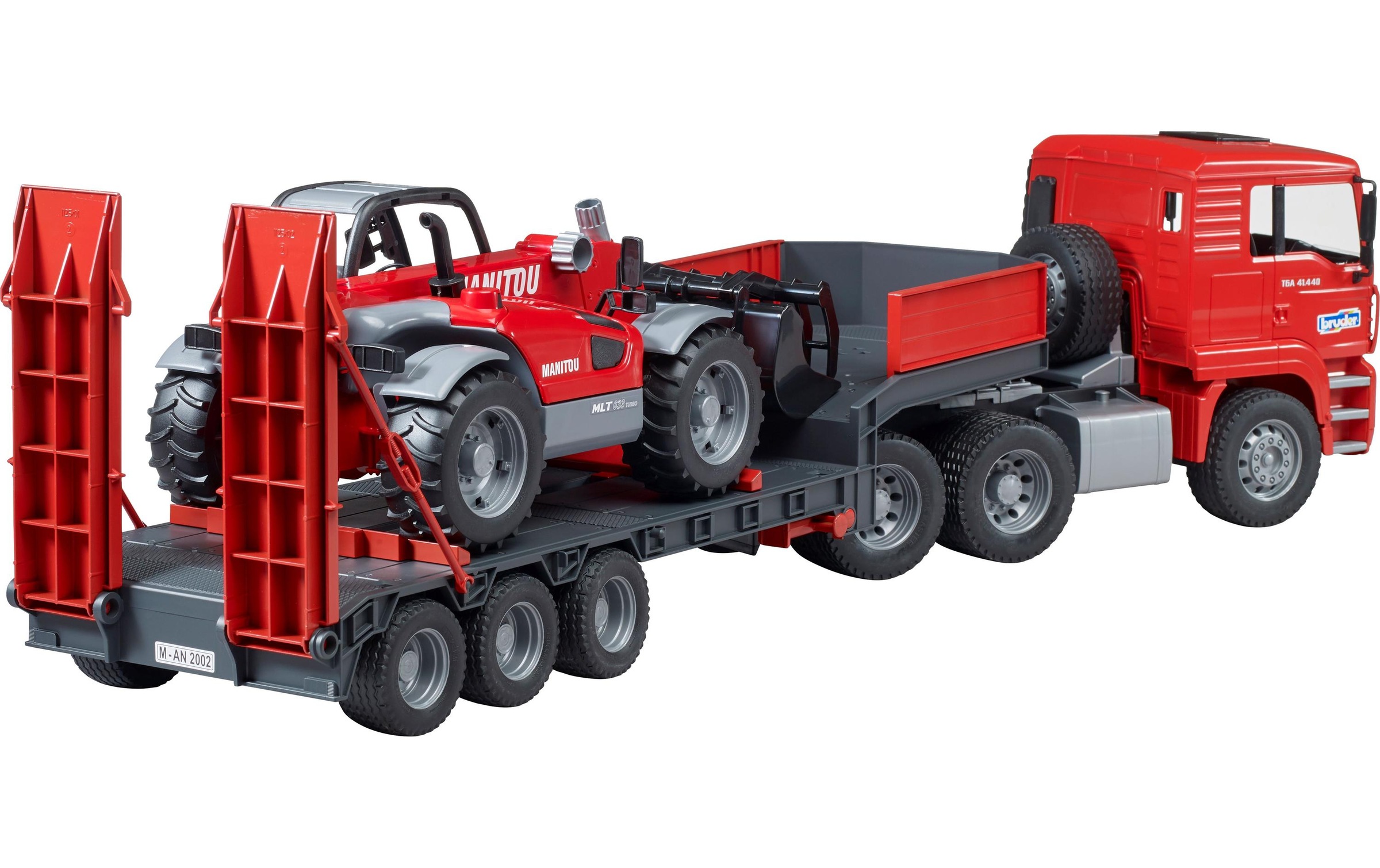 Bruder® Spielzeug-LKW »MAN LKW mit Tieflader«, Nutzfahrzeug