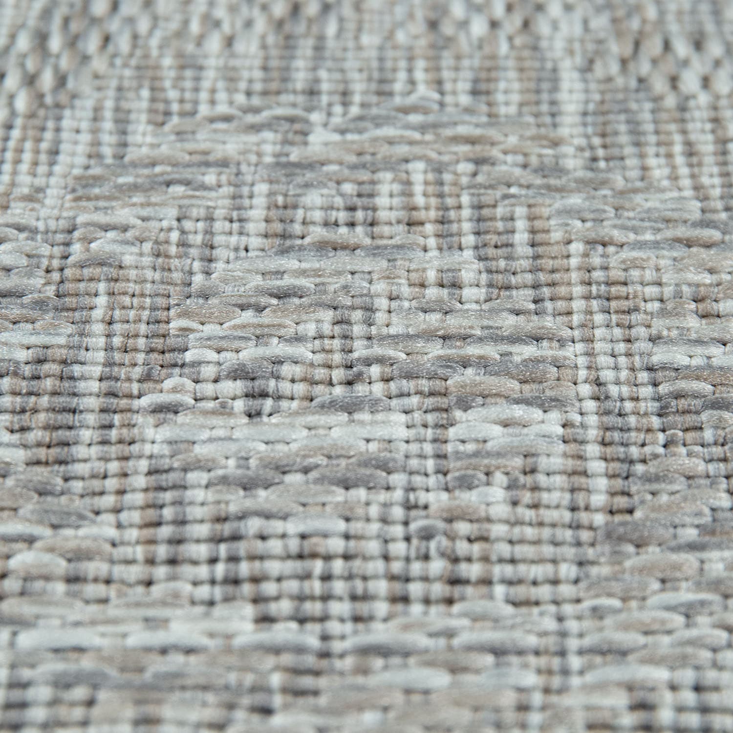 Paco Home Teppich »Malmedy 490«, rund, 4 mm Höhe, Flachgewebe, melierte Sisal-Optik, In- und Outdoor geeignet