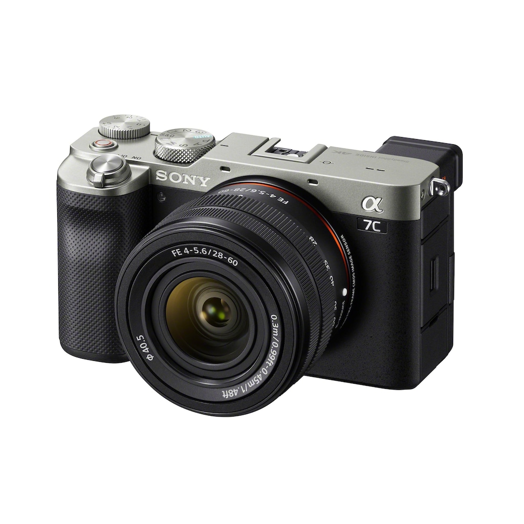 Sony Systemkamera »Alpha 7C Kit silberfarben, 44616 MP FF«